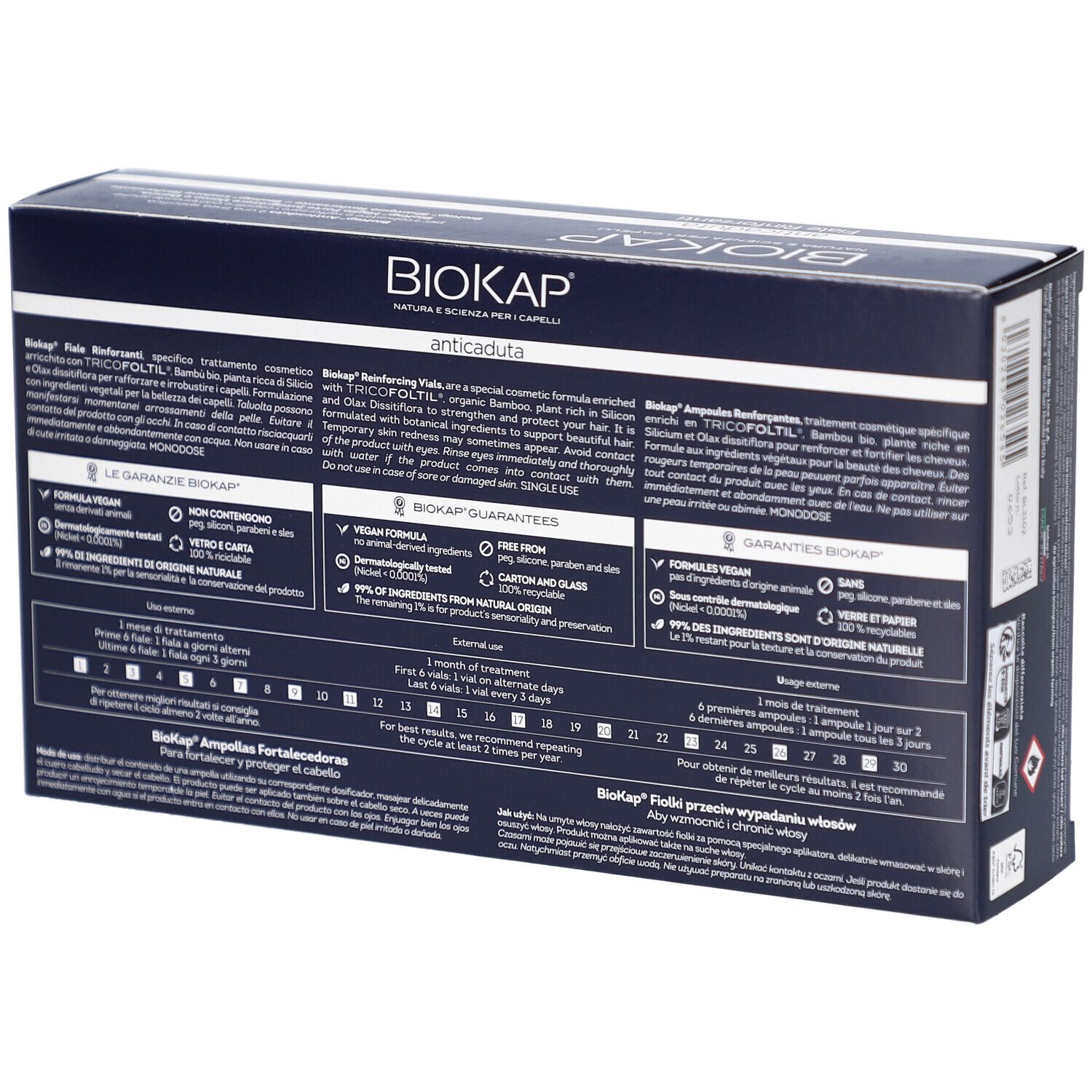 BIOKAP Anti-Haarausfall stärkende Ampullen