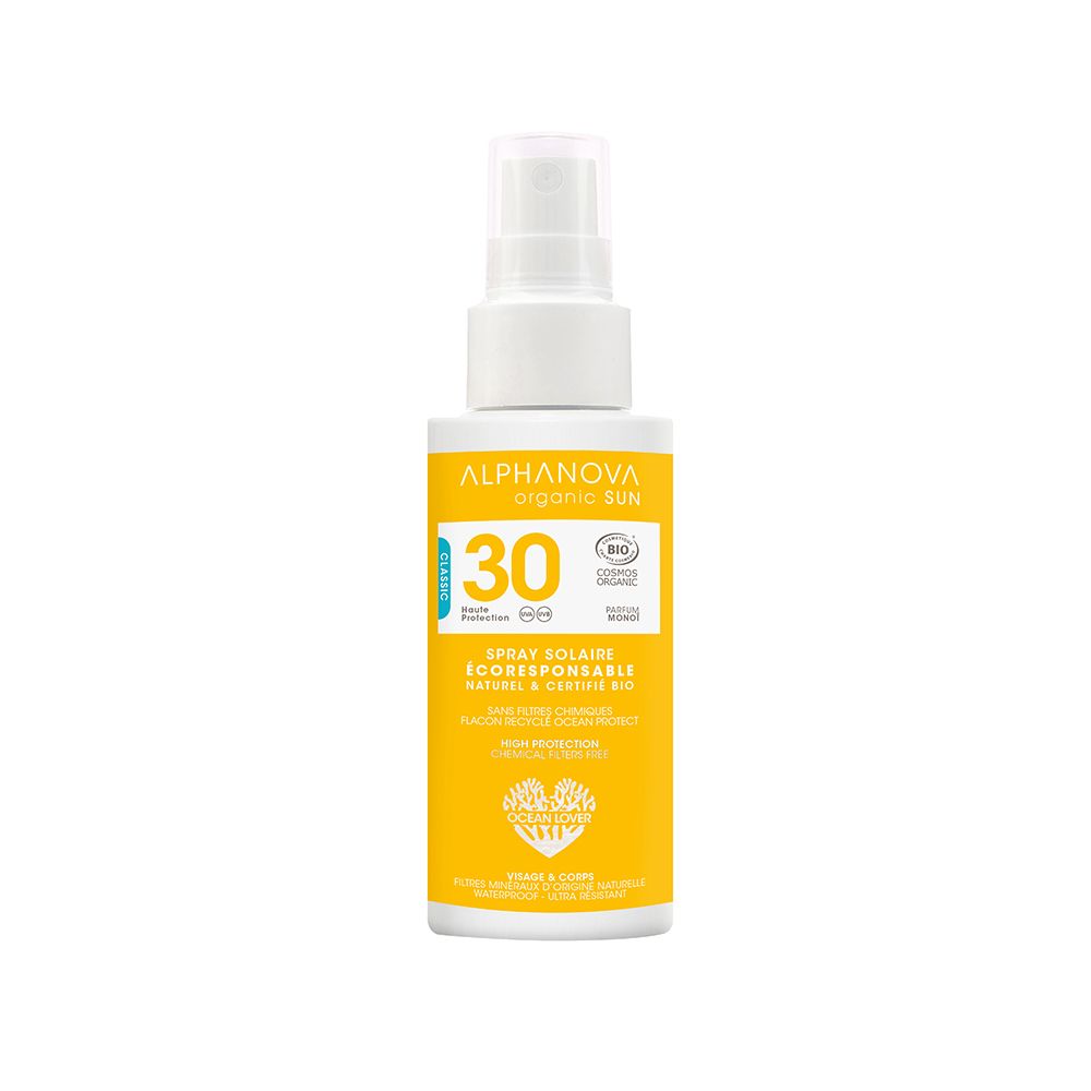Alphanova Crème Solaire Certifiée BIO Haute Protection SPF 30 – Format Pocket