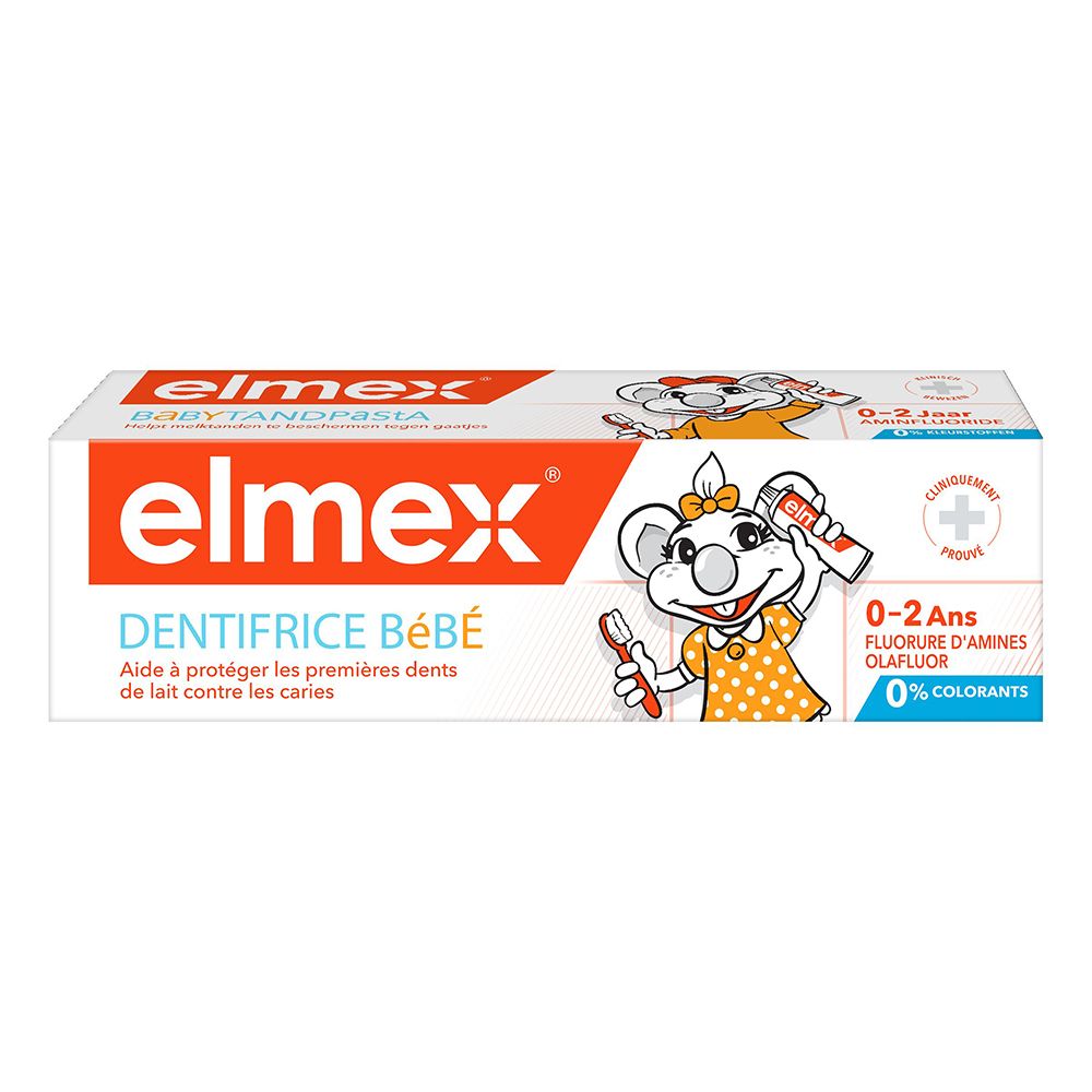 elmex® Bébé Dentifrice 0 - 2 ans