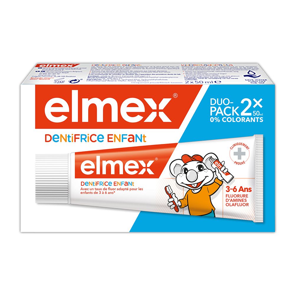 elmex® Dentifrice Enfant 3 - 6 ans
