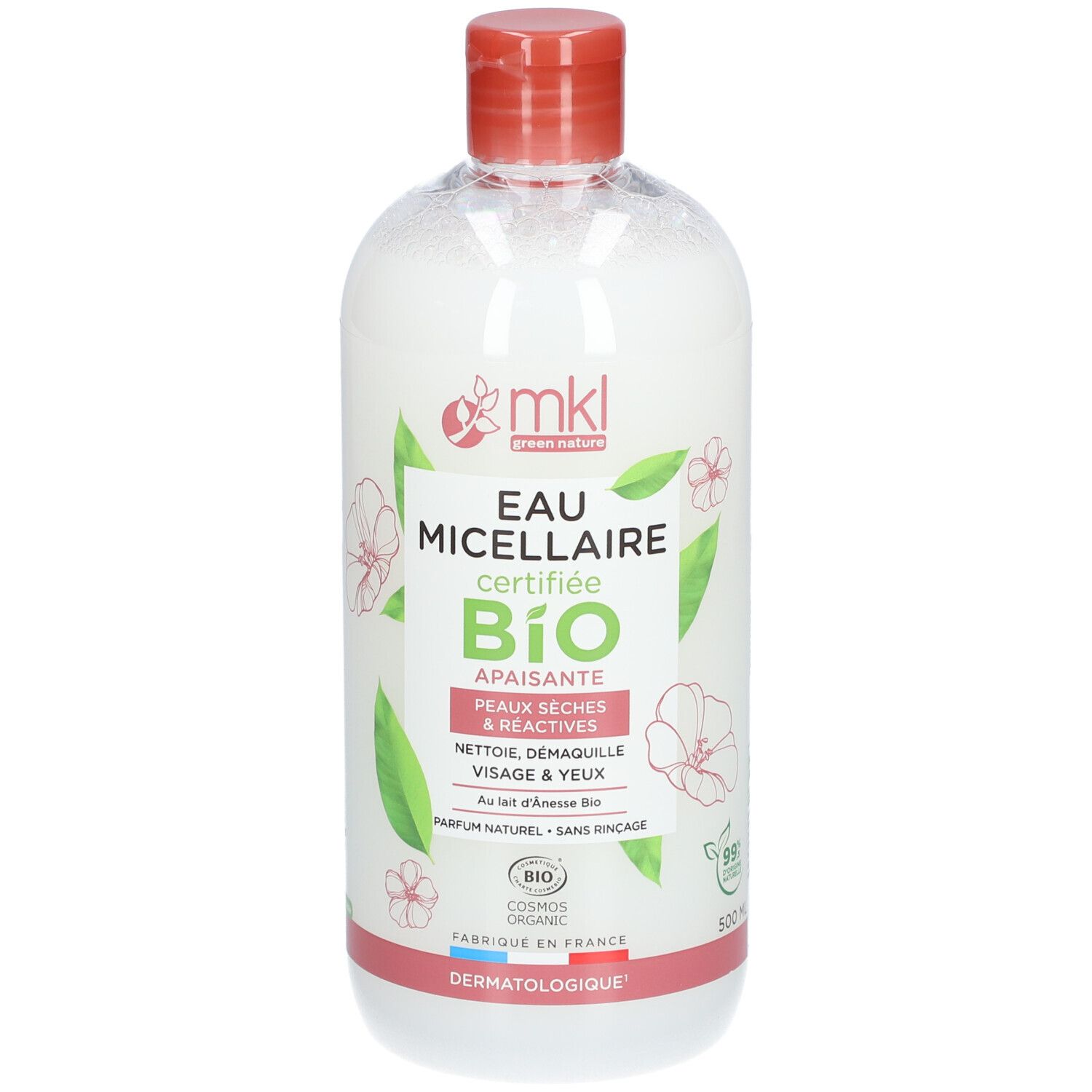 mkl EAU Micellaire Apaisante Certifiée BIO - 500 ML