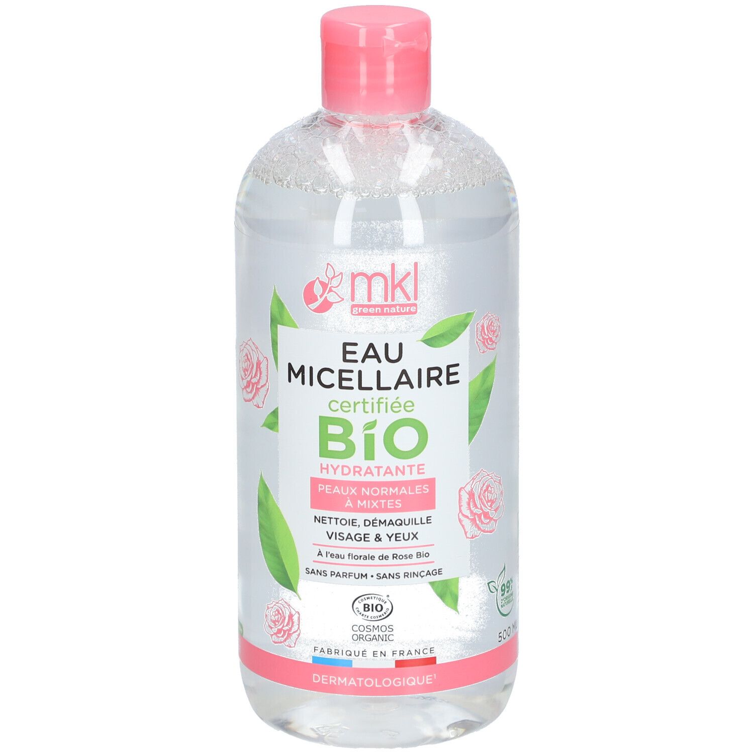 mkl EAU Micellaire Hydratante Certifiée BIO - 500 ML