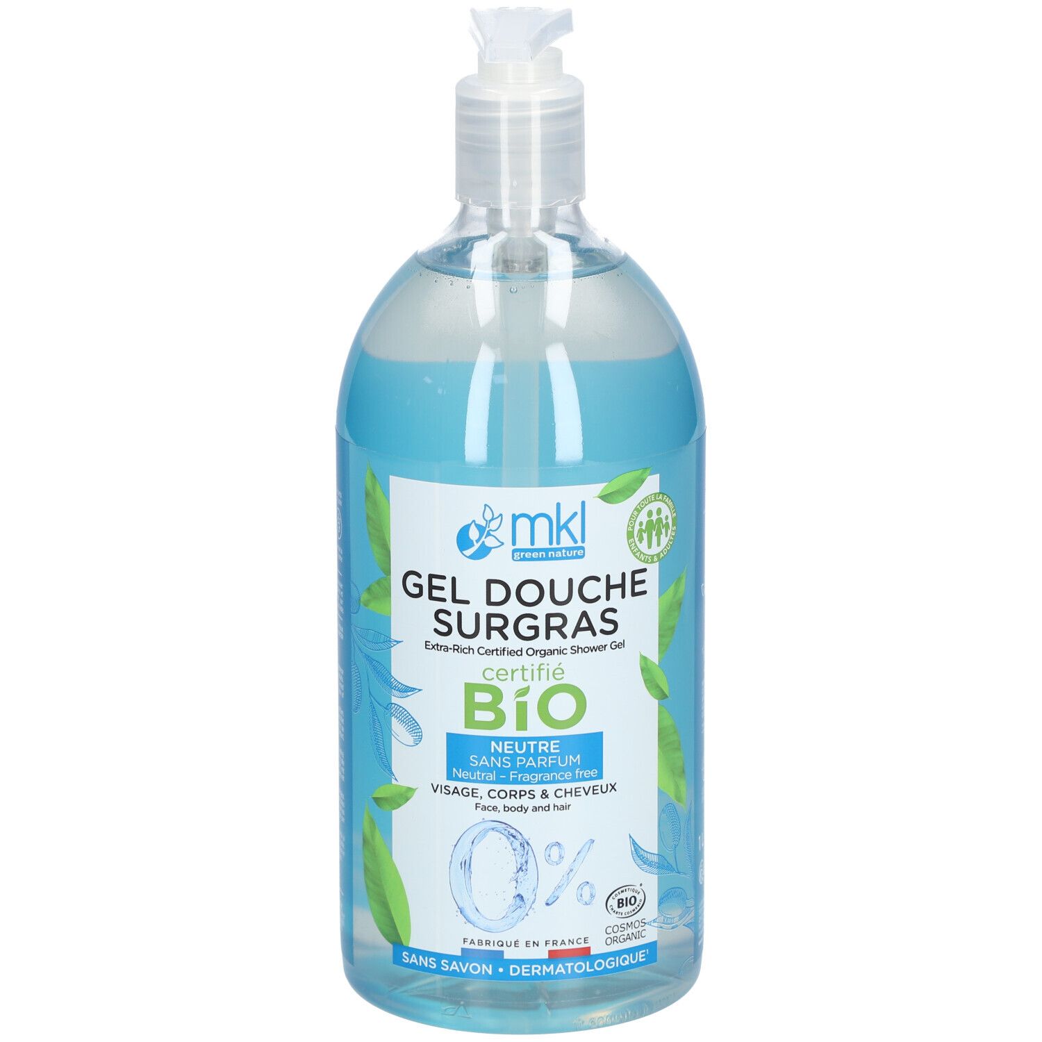 mkl GEL Douche Certifié BIO - Neutre 0%