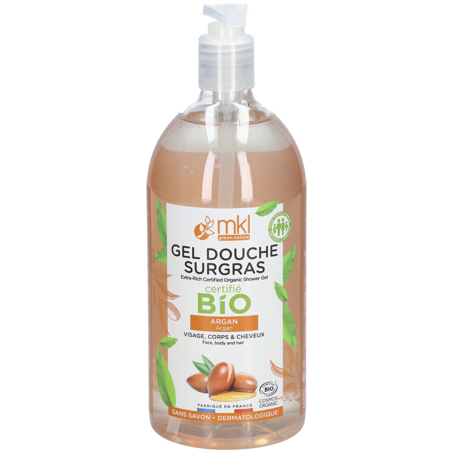 mkl GEL Douche Certifié BIO - Argan