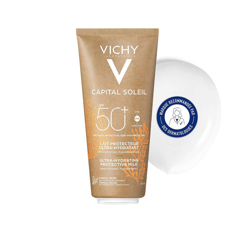Vichy Capital Soleil Lait solaire éco-conçu Spf50+