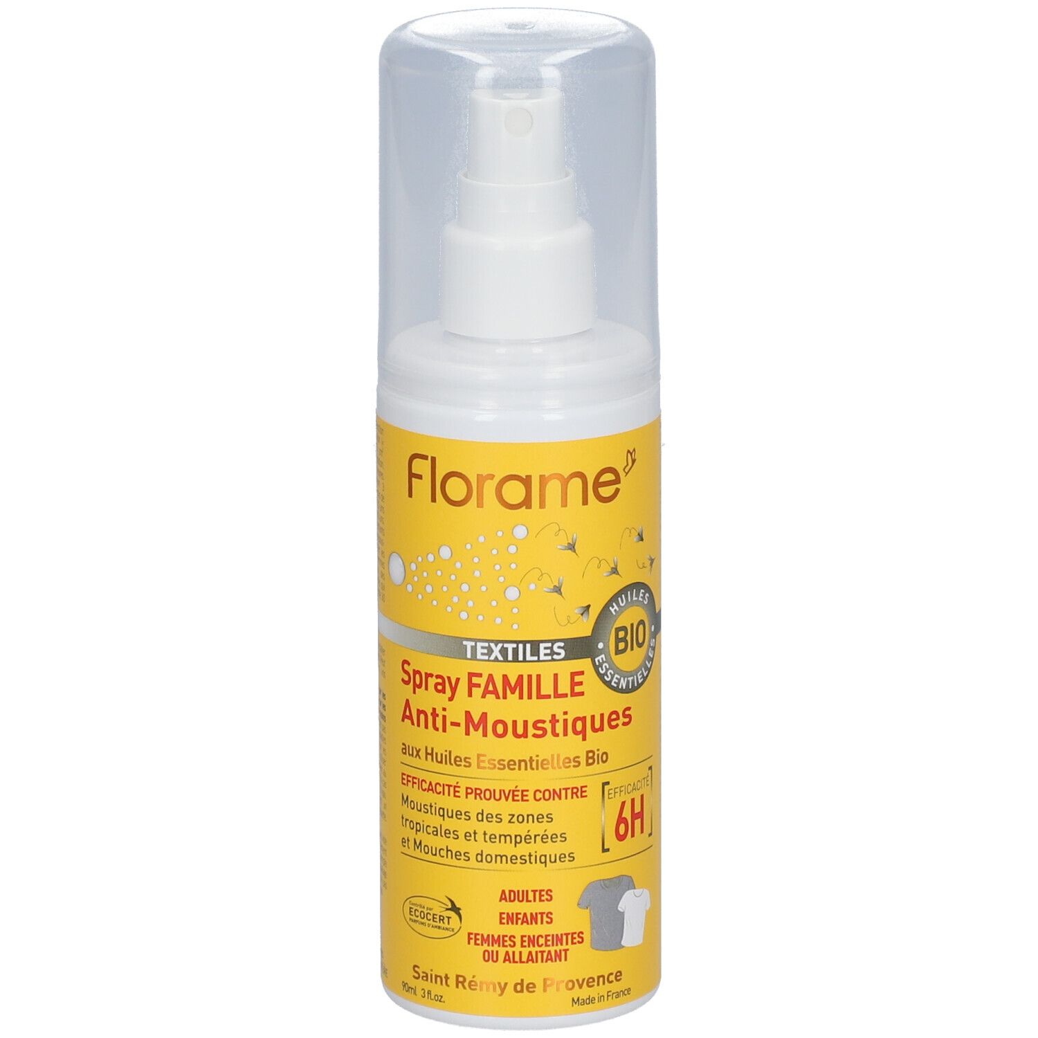 Florame Spray Famille Anti-Moustiques Bio Vêtements