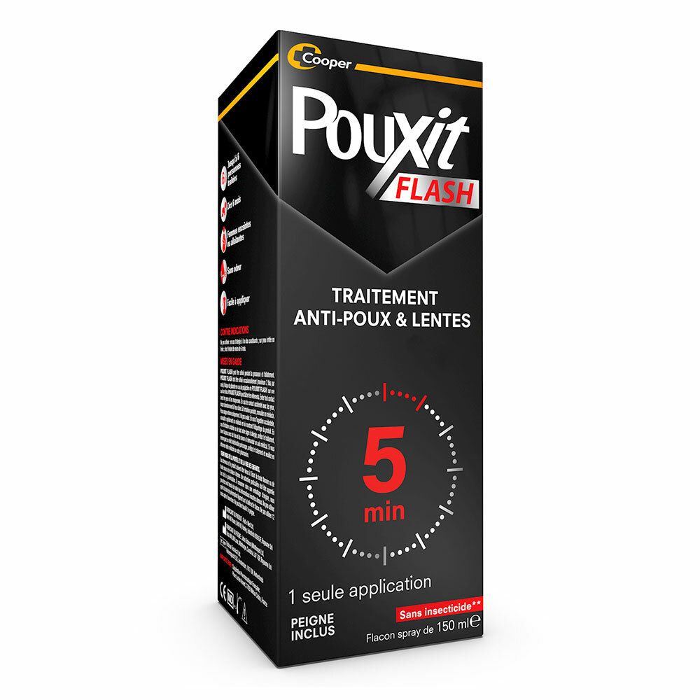 PouXit Flash Traitement Antipoux & Lentes Spray