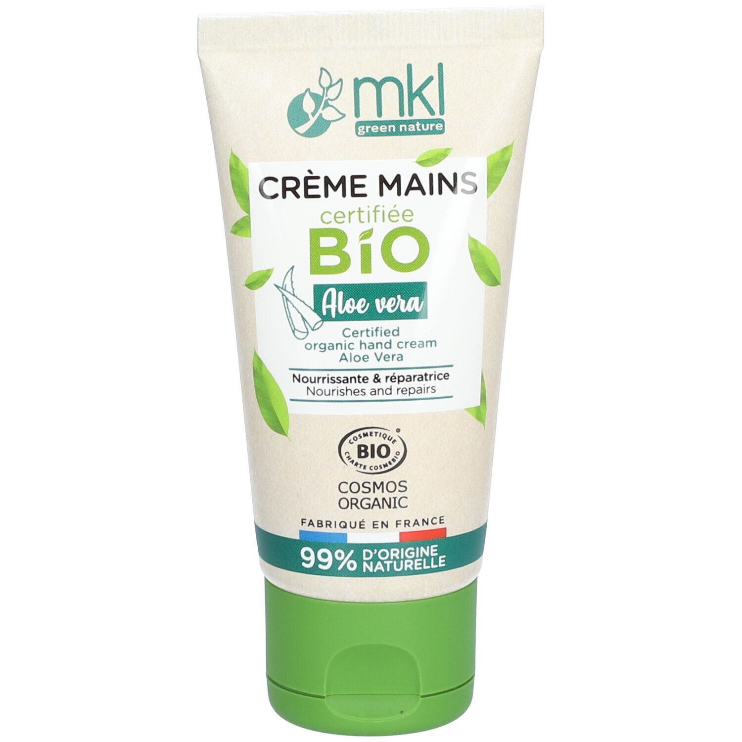 mkl Crème Mains Certifiée BIO - Aloe Vera