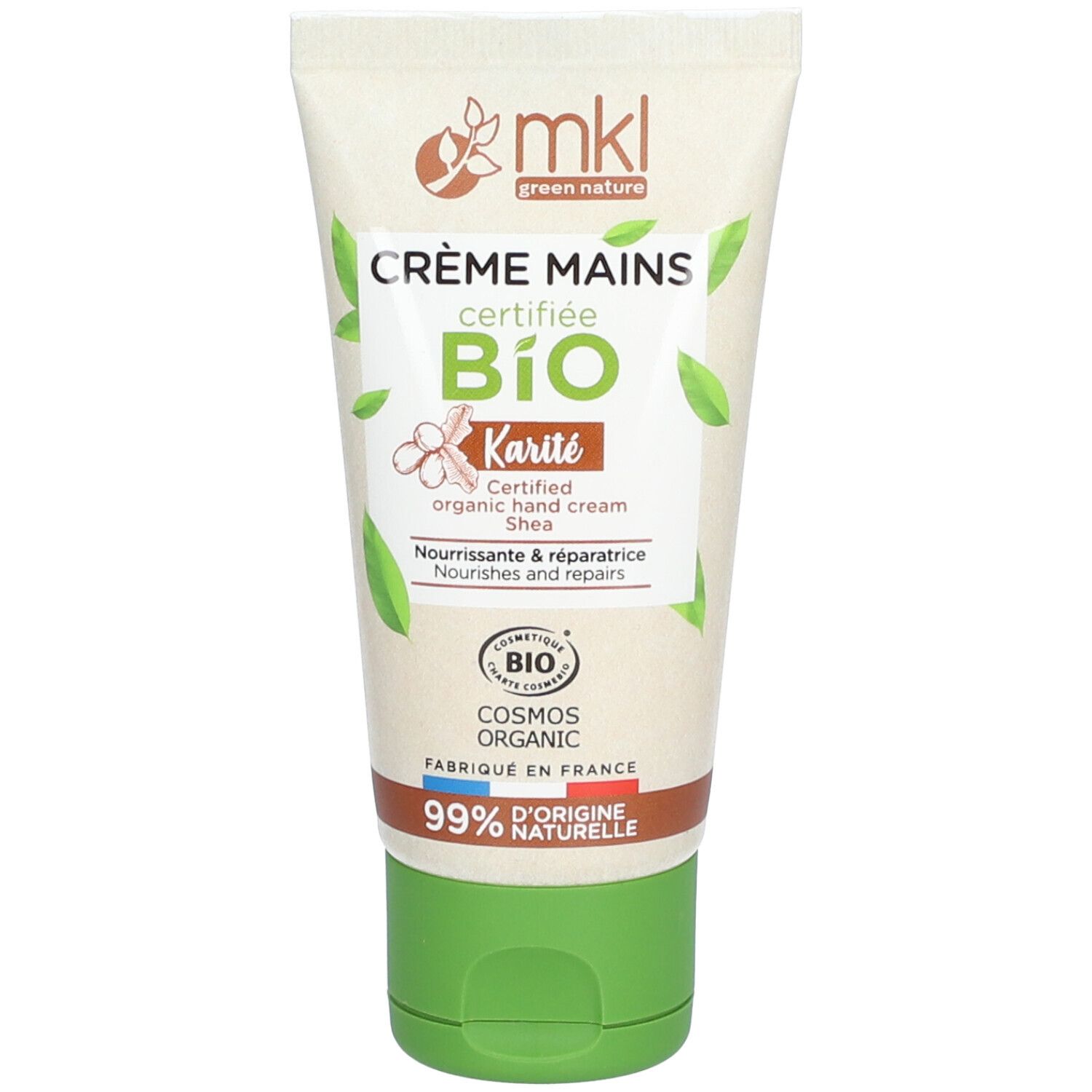 mkl Crème Mains Certifiée BIO - Karité