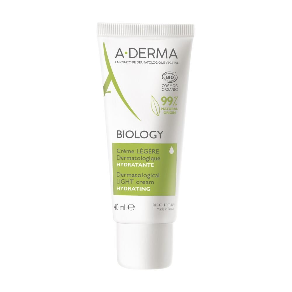 A-Derma Biology Crème légère dermatologique hydratante