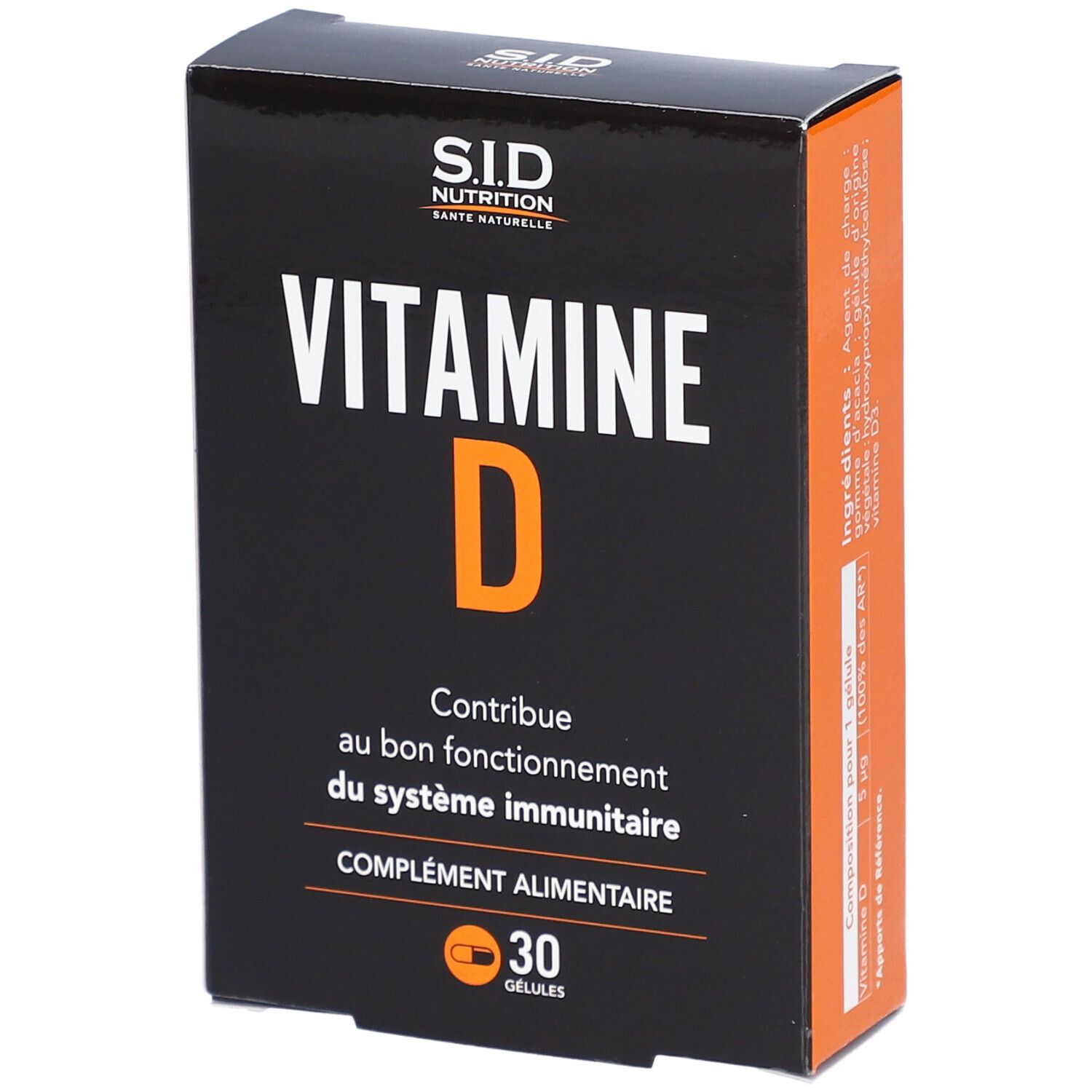 Sidn Vitamine D Gelul 30 Gélule