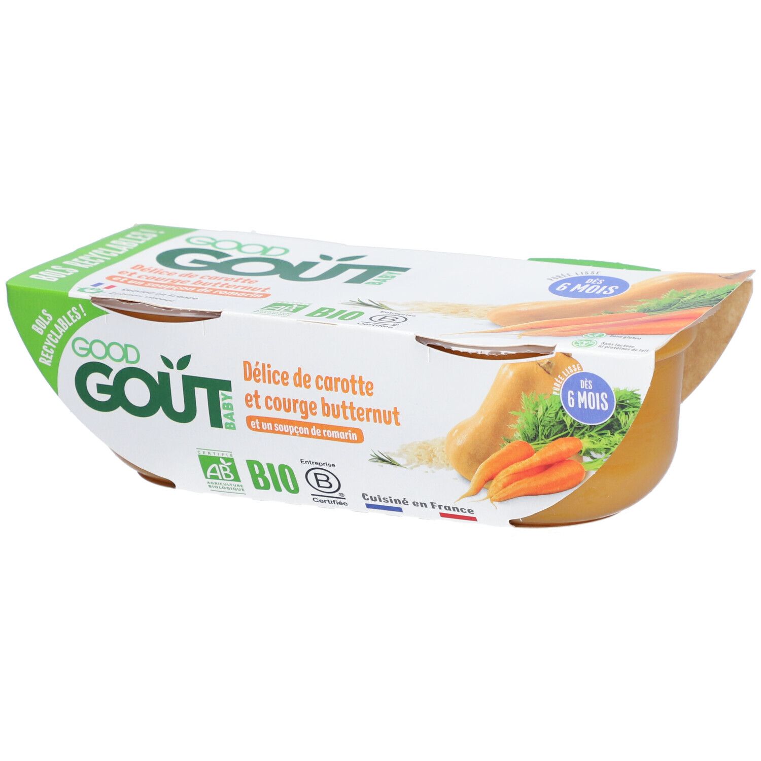 Goodgout Carot/Courg/Buttern 190G2