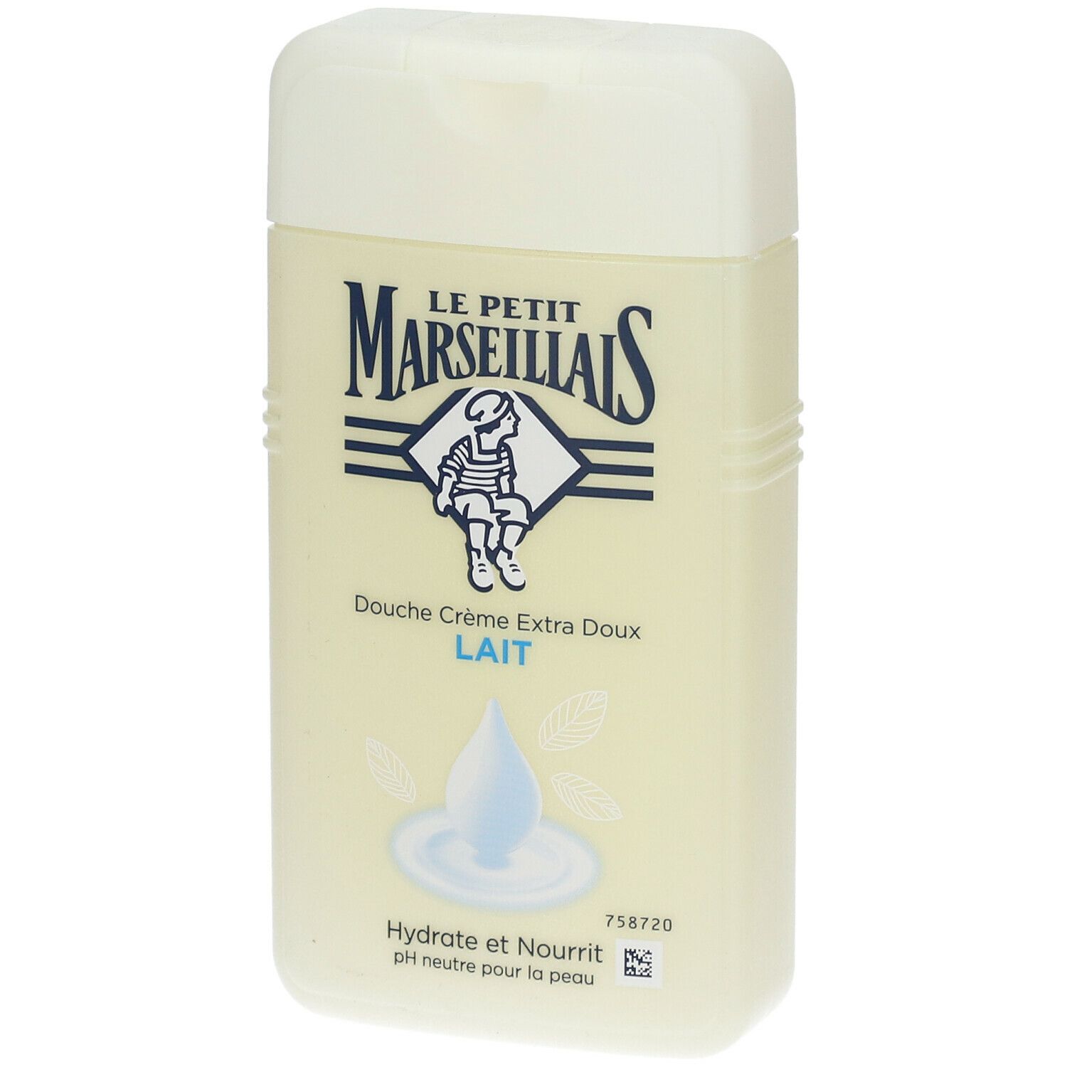 Le Petit Marseillais Douche & Bain Crème Extra Doux, Lait, 250 Ml 250 ...