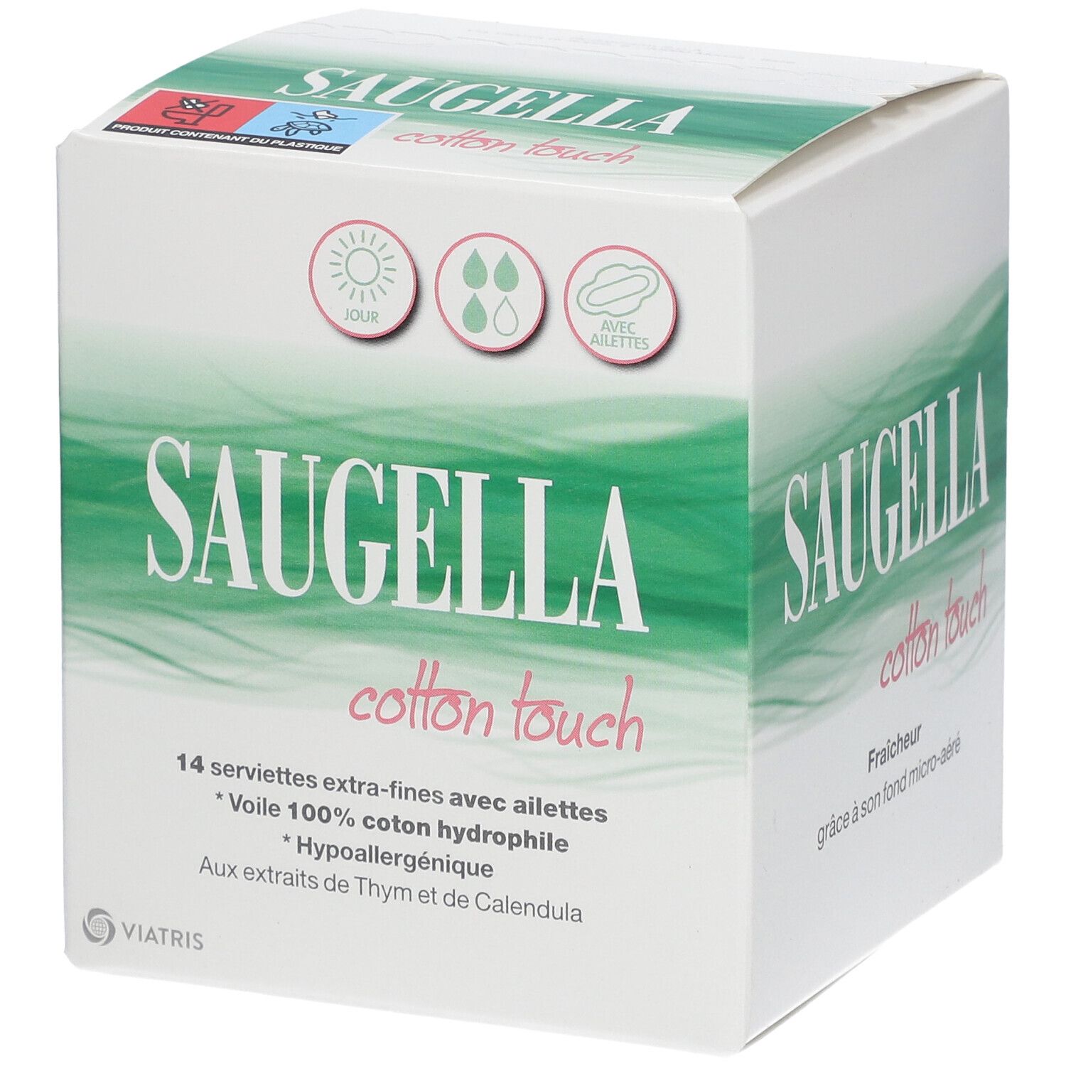 Saugella Cotton Touch Serviettes hygiéniques Jour