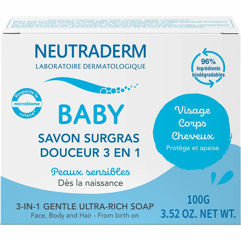Neutraderm Baby Savon Surgras 3 en 1