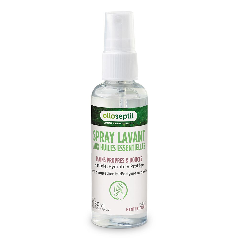 Olioseptil Spray Lavant Mains Menthe-Figue
