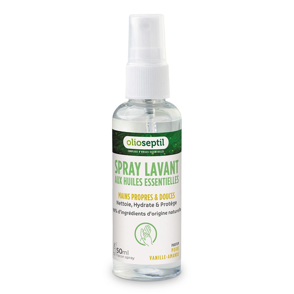 Olioseptil Spray Lavant Mains Poire-Vanille-Amande