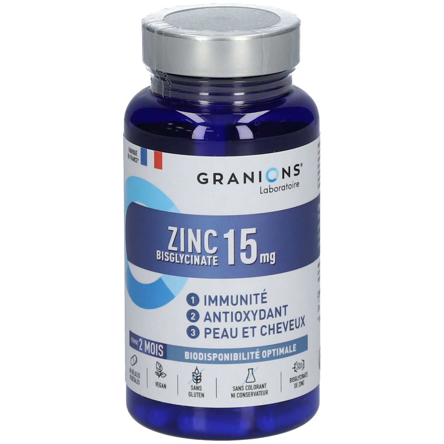 Laboratoire des Granions® Zinc 15 mg