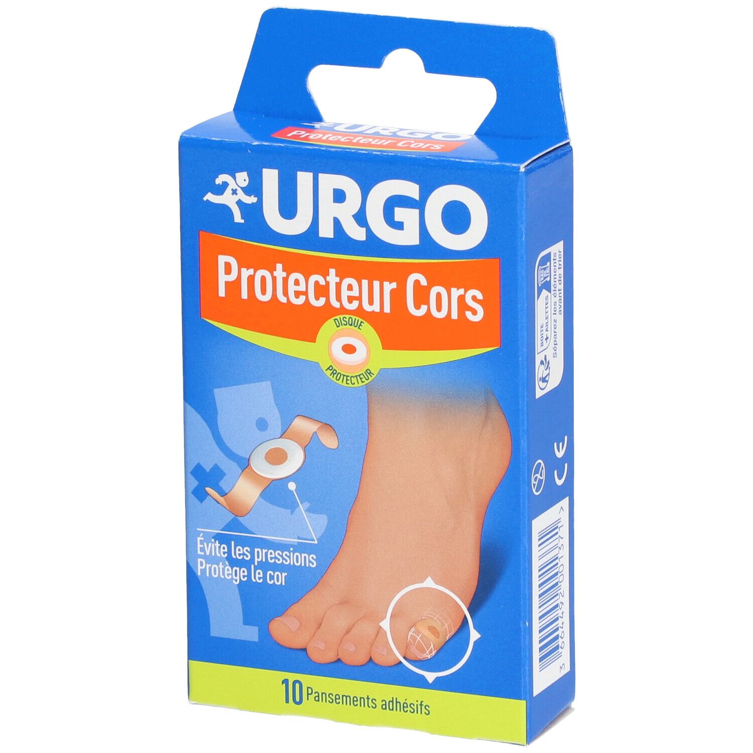 Urgo - Pansement adhésif avec disque protecteur pour cors