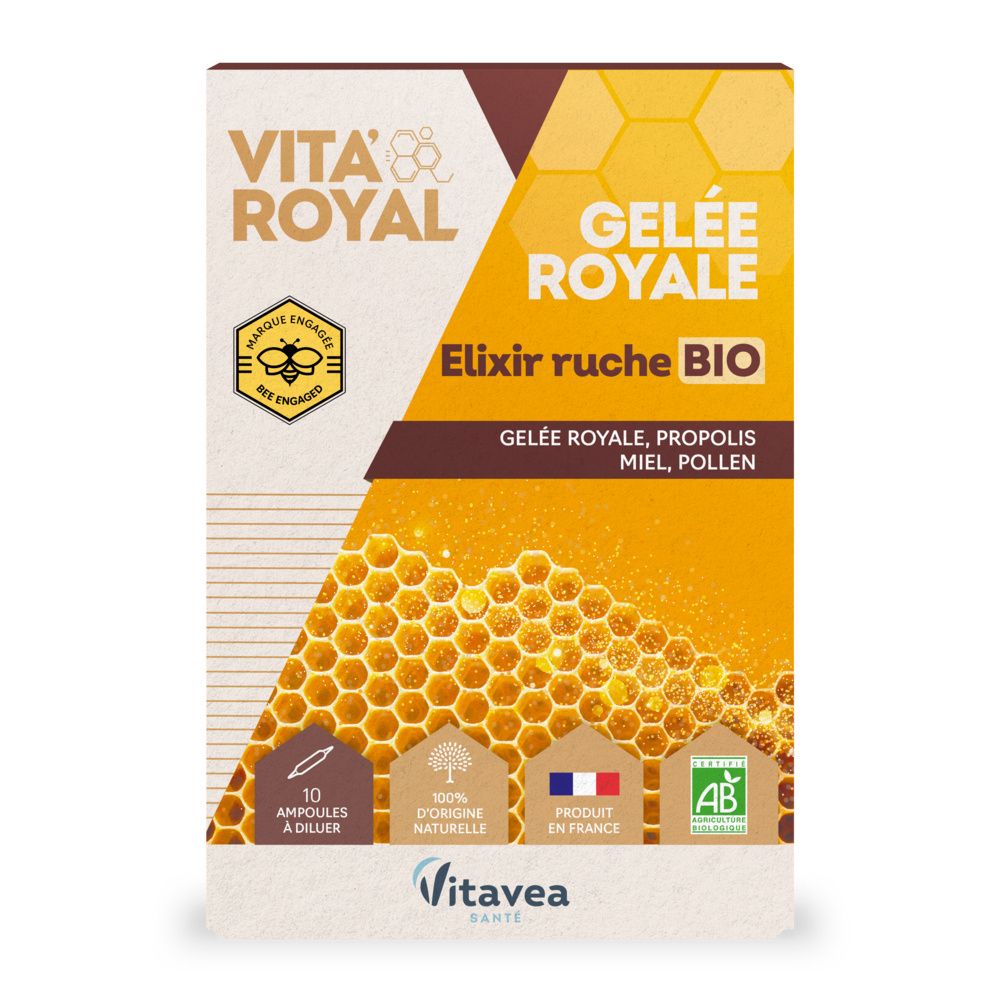 Vita'royal Gelée royale Elexir ruche Bio