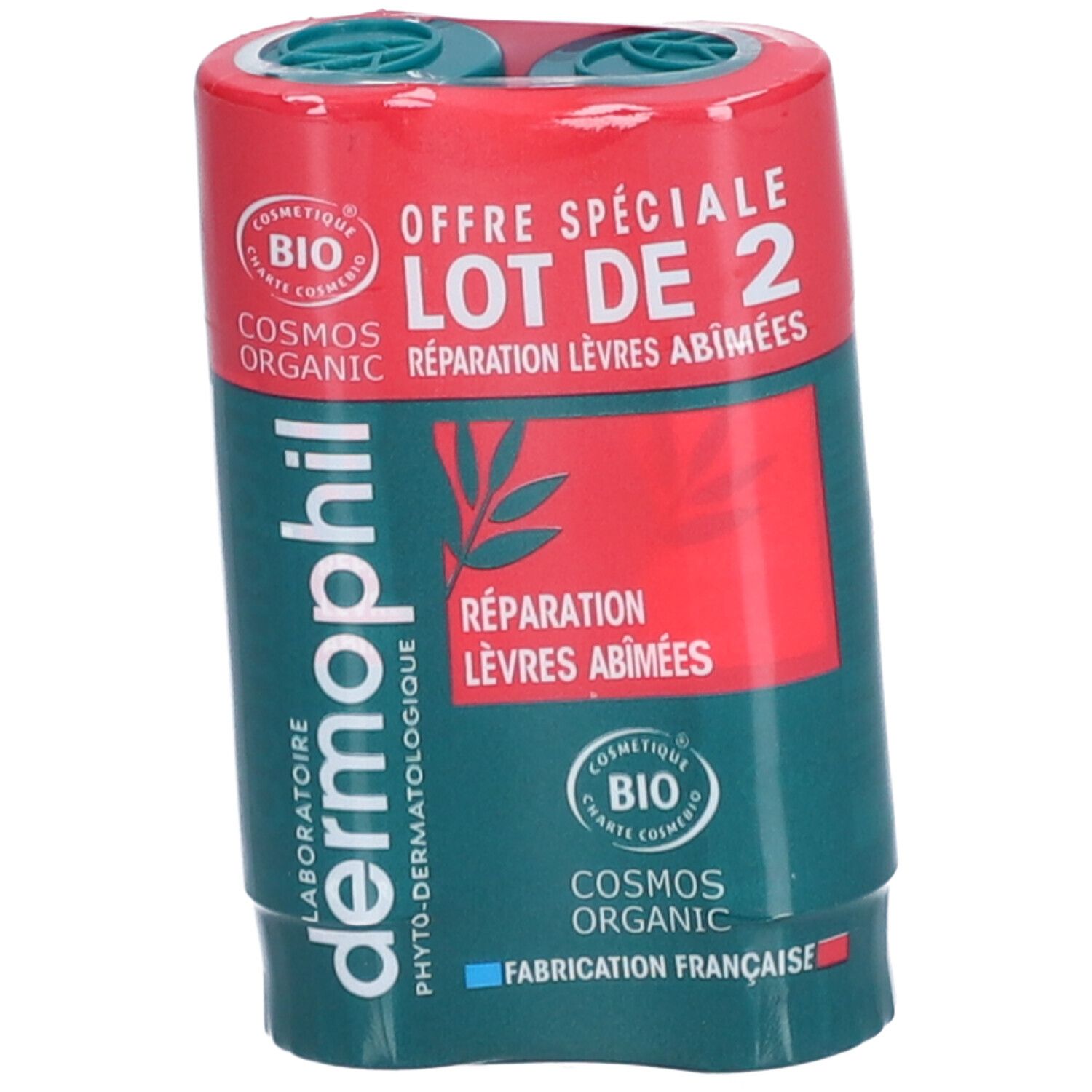 Dermophil Phyto Dermatologique Réparation Lèvres Abîmées BIO - Stick labial bio. - stick