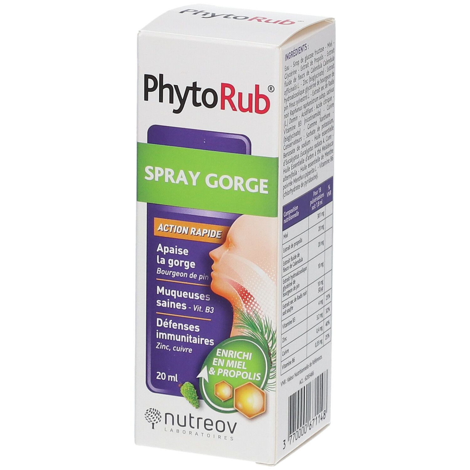 Nutreov Physcience PhytoRub® Spray Gorge