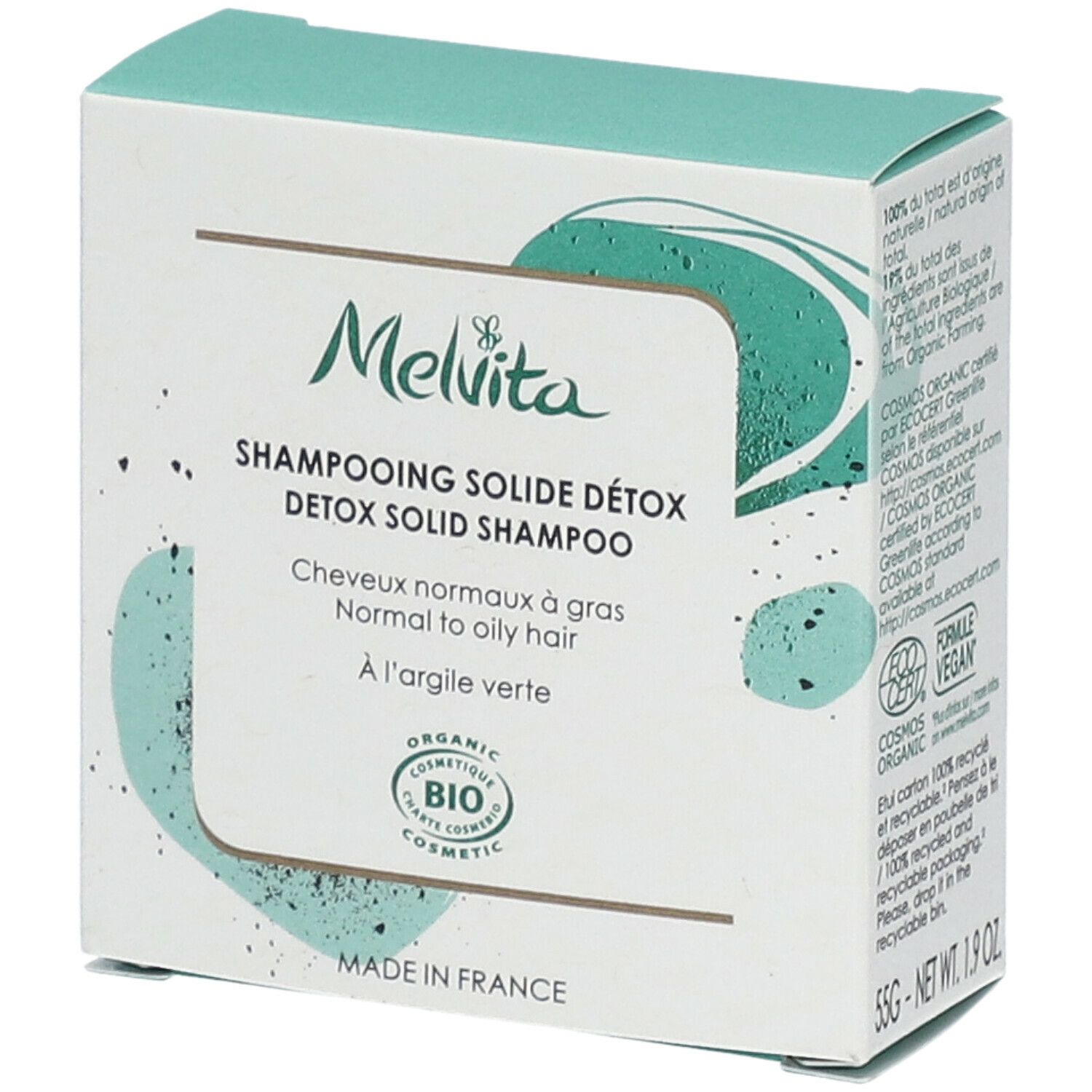 Melvita Shampoing solide detox