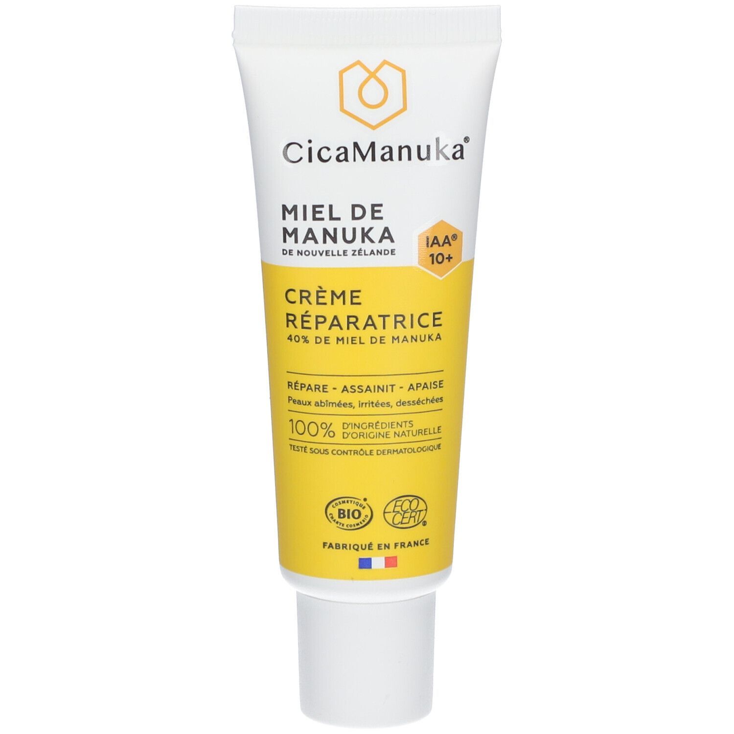CicaManuka® Crème réparatrice au miel de Manuka Iaa10+