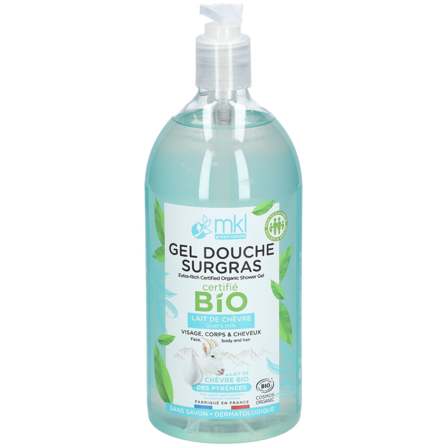 mkl GEL Douche Certifié BIO - Lait DE Chèvre