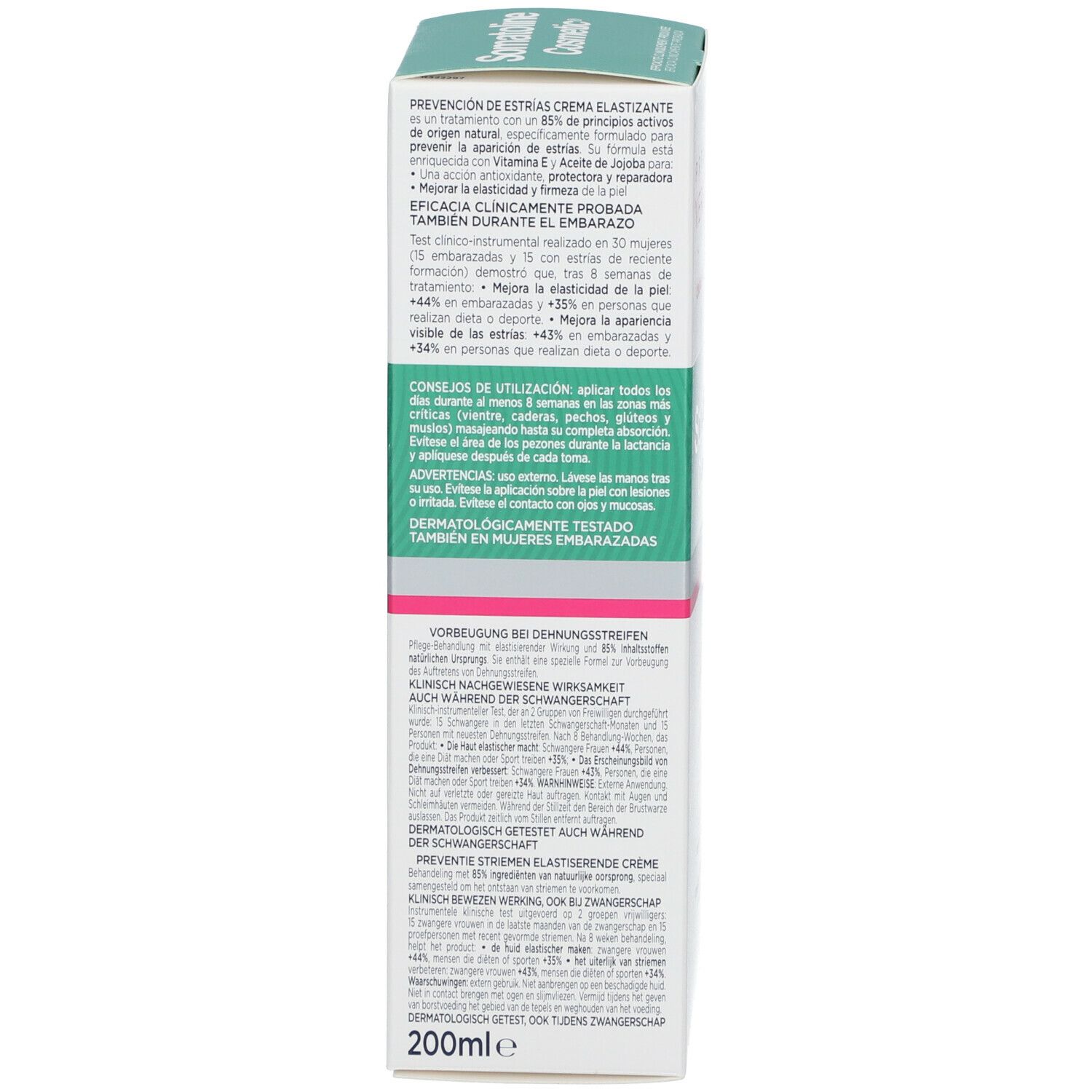 Somatoline Cosmetic® Vorbeugung von Dehnungsstreifen Weichmachende Creme