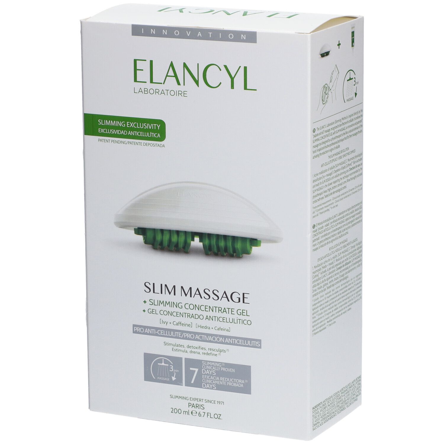 Elancyl Slim Massage coffret Gel concentré minceur + Gant de massage