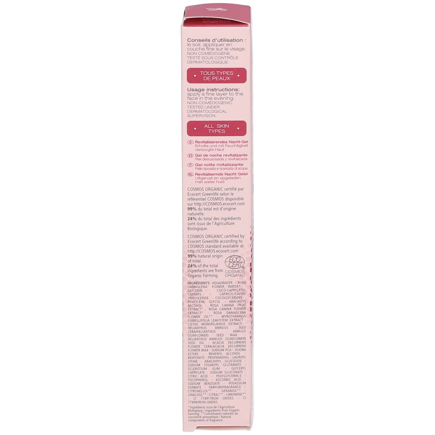 Melvita Bio-zertifizierte BB Creme Source de Roses heller Farbton