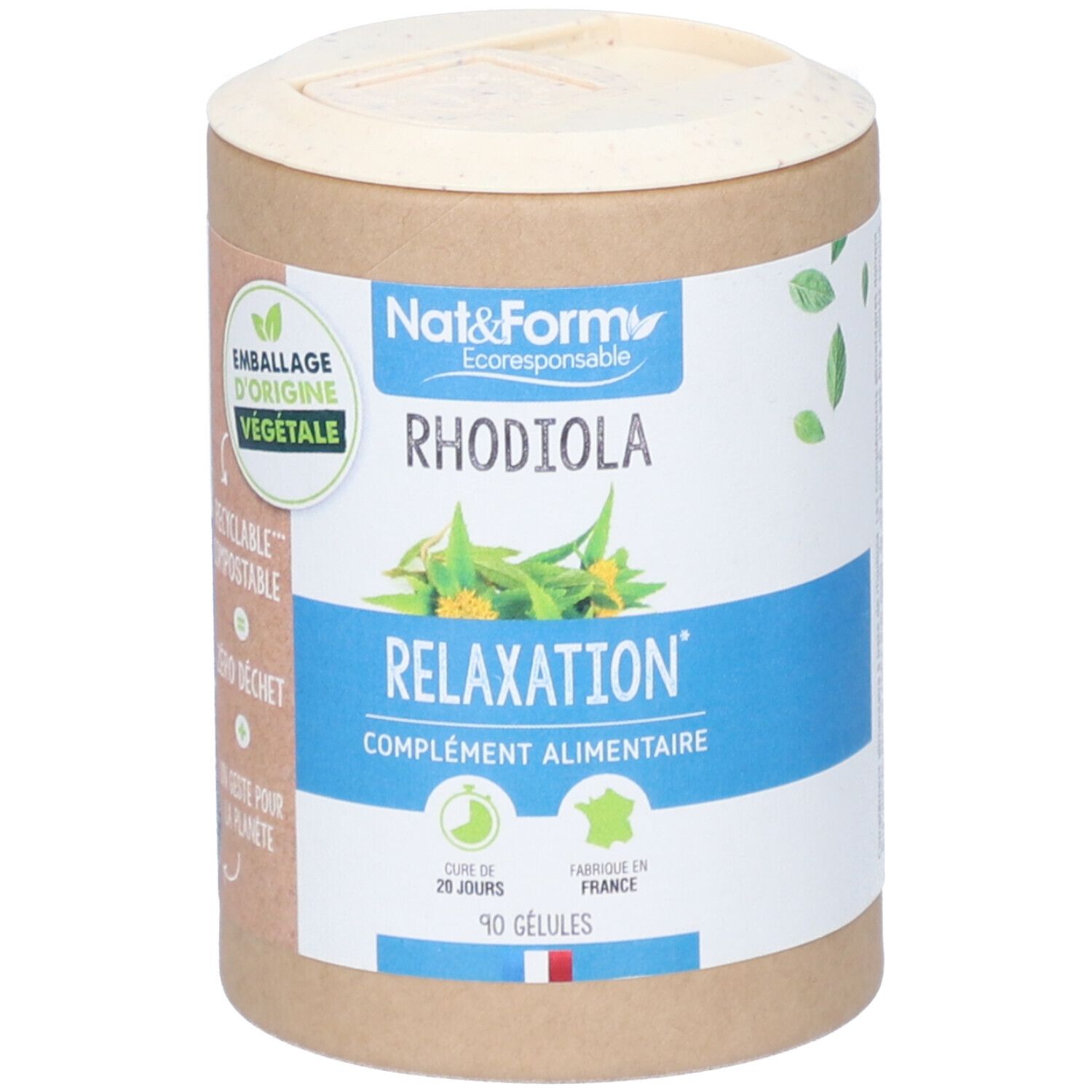 Nat&Form Rhodiola Bio en gélules