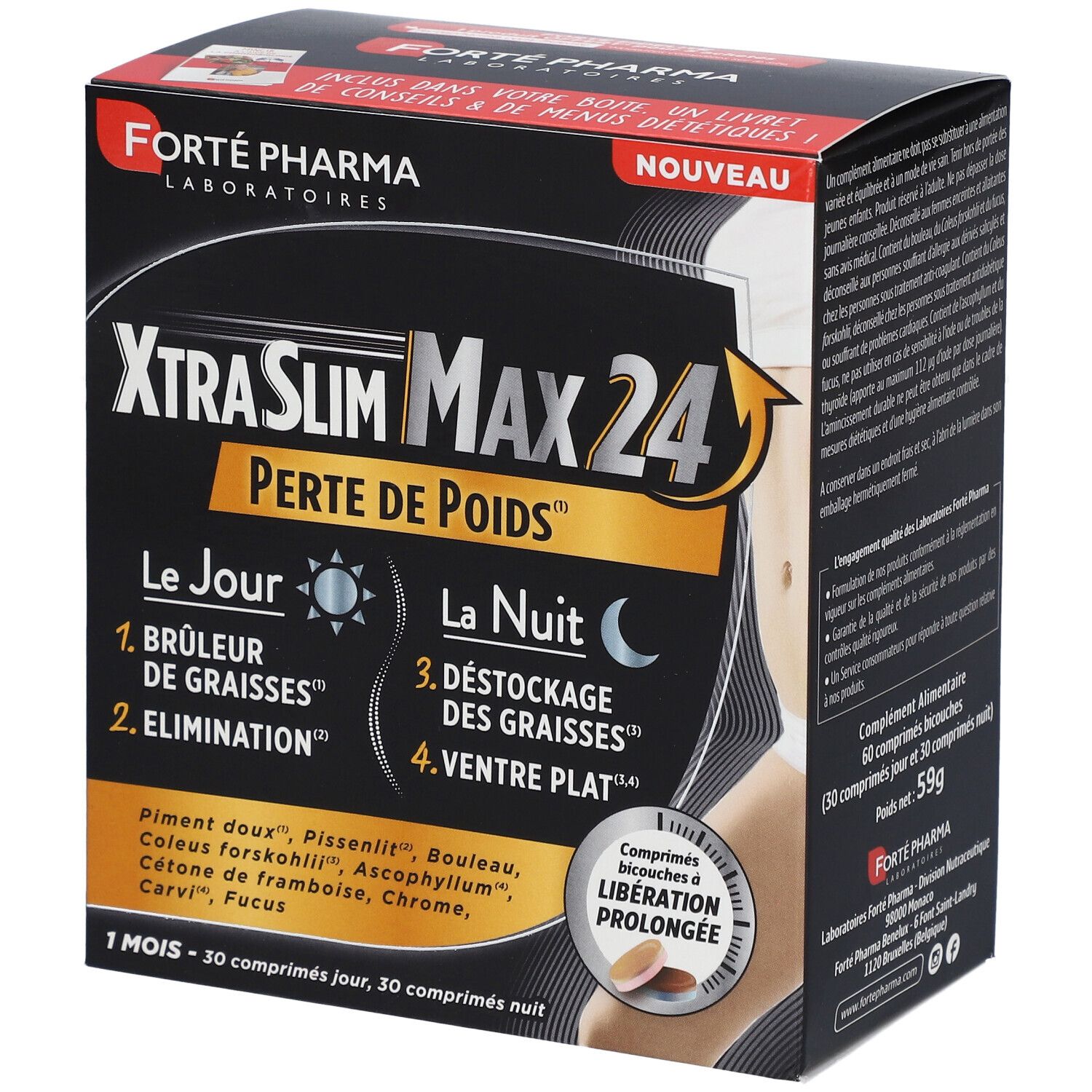 Forté Pharma Xtra Slim MAX 24 Jour/Nuit