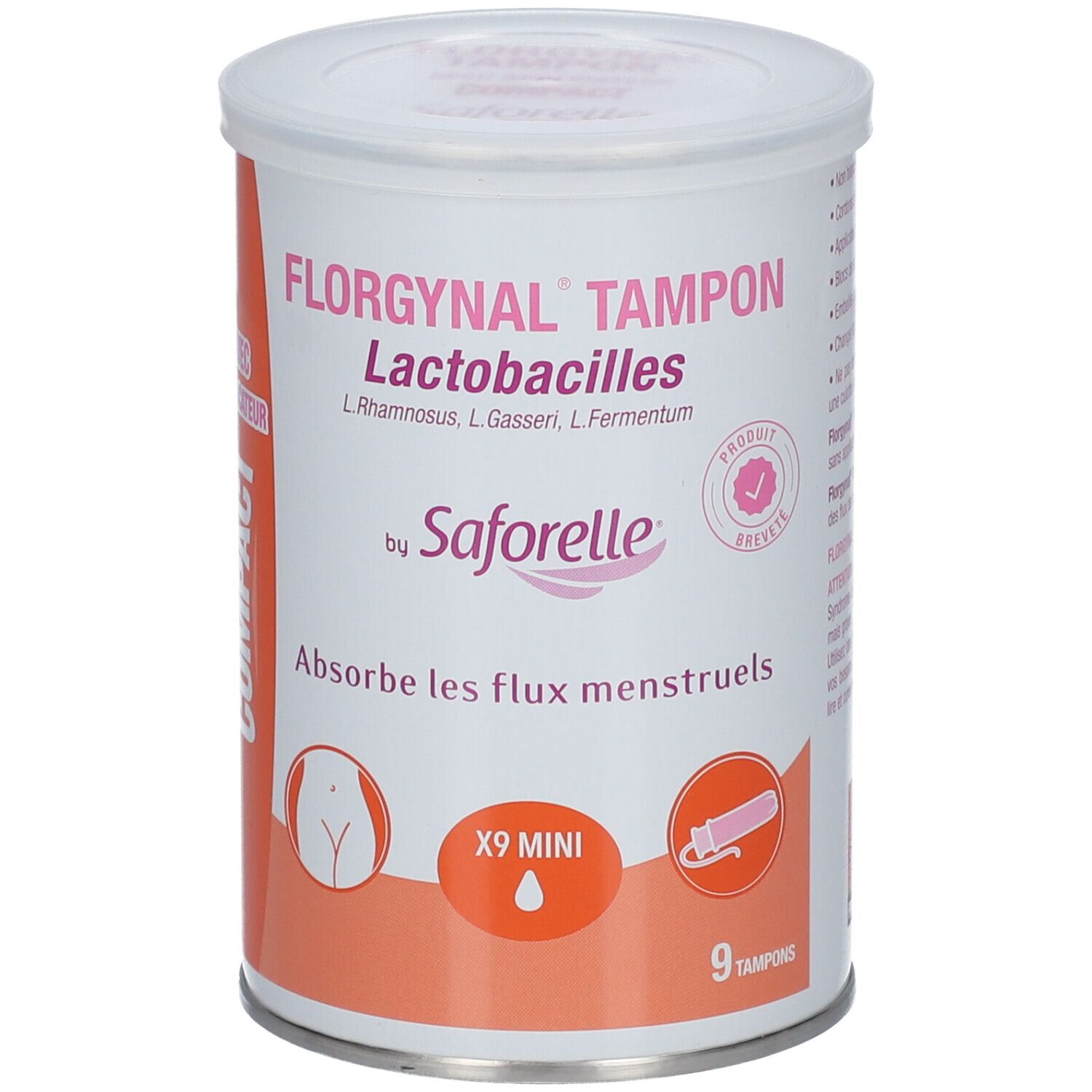 Florgynal® Tampon Lactobacilles By Saforelle® Avec applicateur Mini