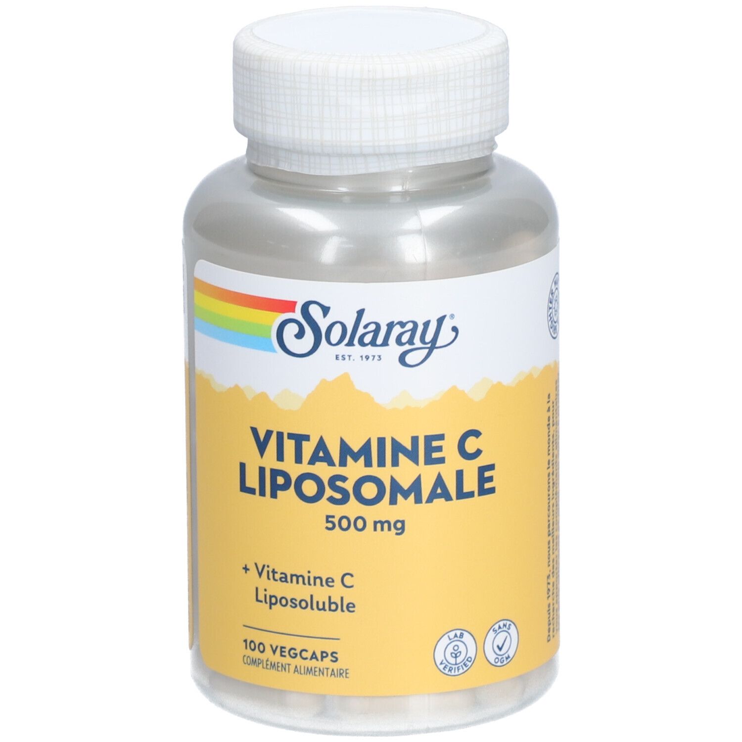 Solaray VIT C Liposom 500 Caps de 100