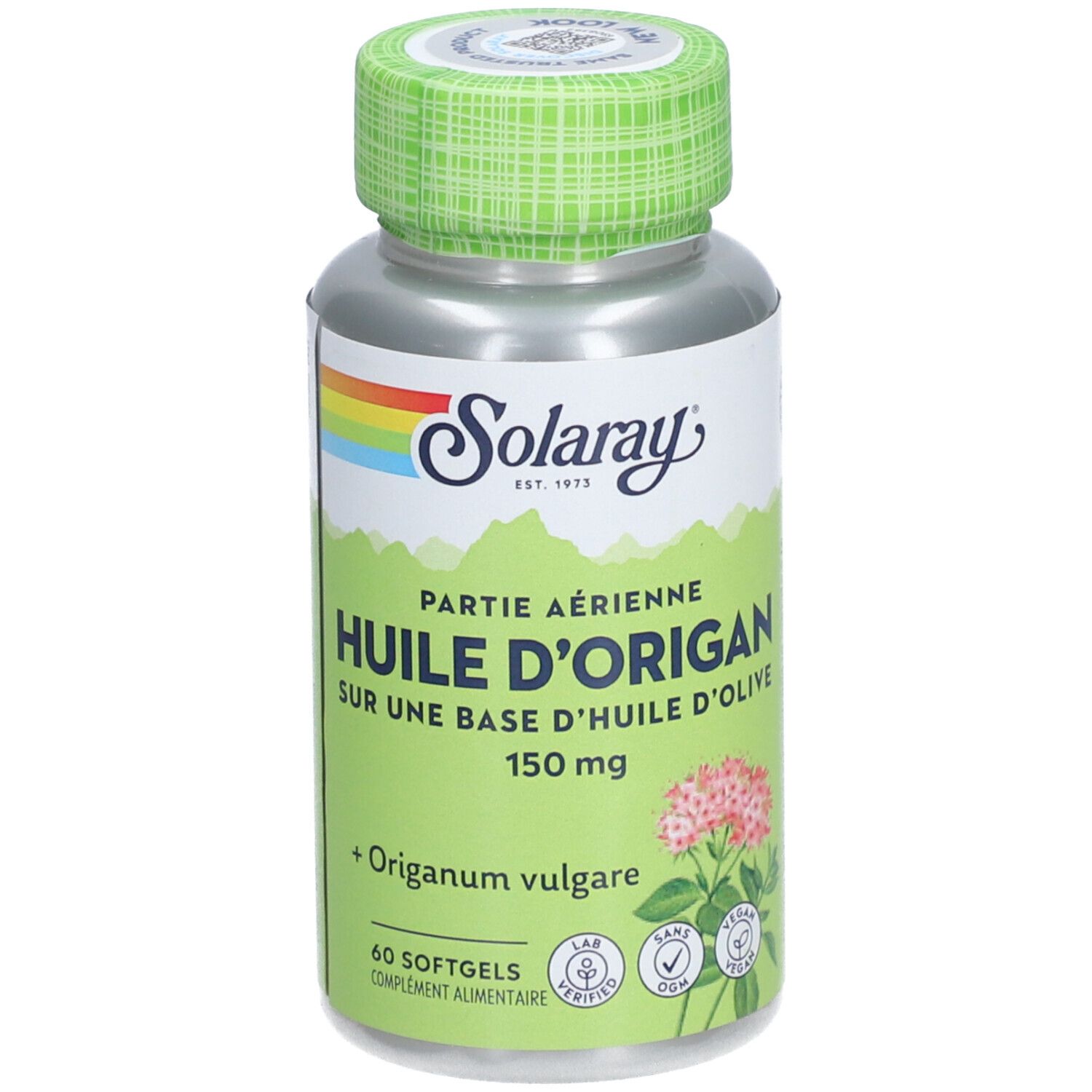 Solaray Huile Origan Softgel 6 de 60