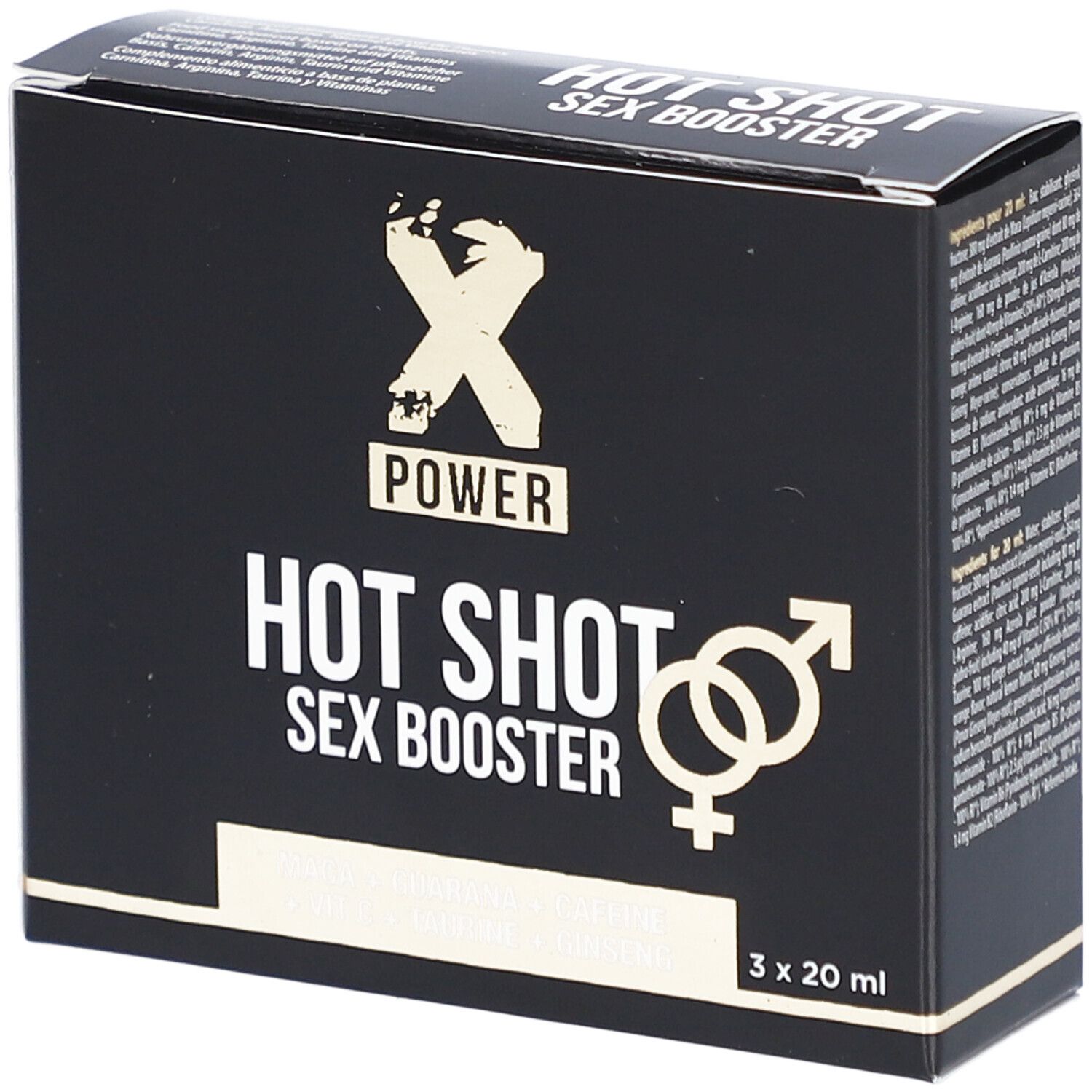 Aphrodisiakum "Hot Shot Sex Booster" | Geeignet für Männer und Frauen | XPOWER