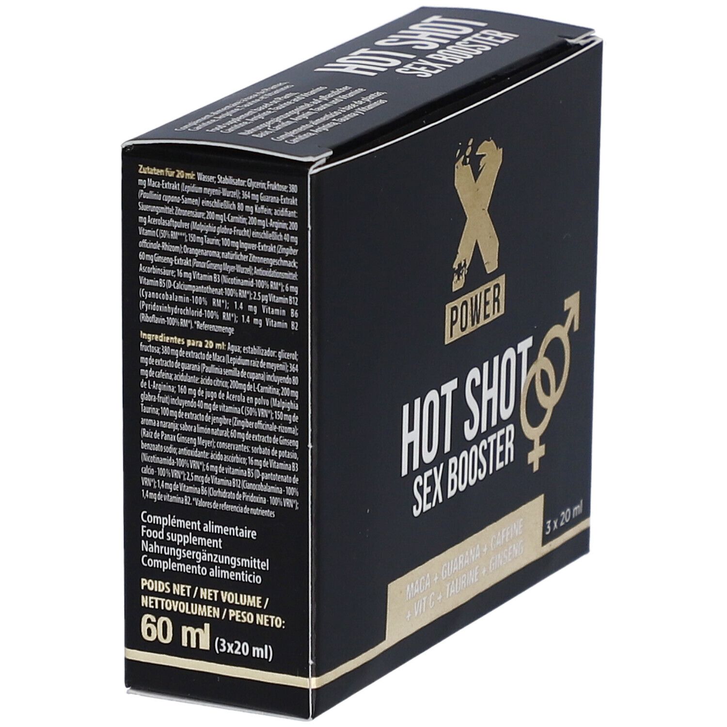 Aphrodisiakum "Hot Shot Sex Booster" | Geeignet für Männer und Frauen | XPOWER