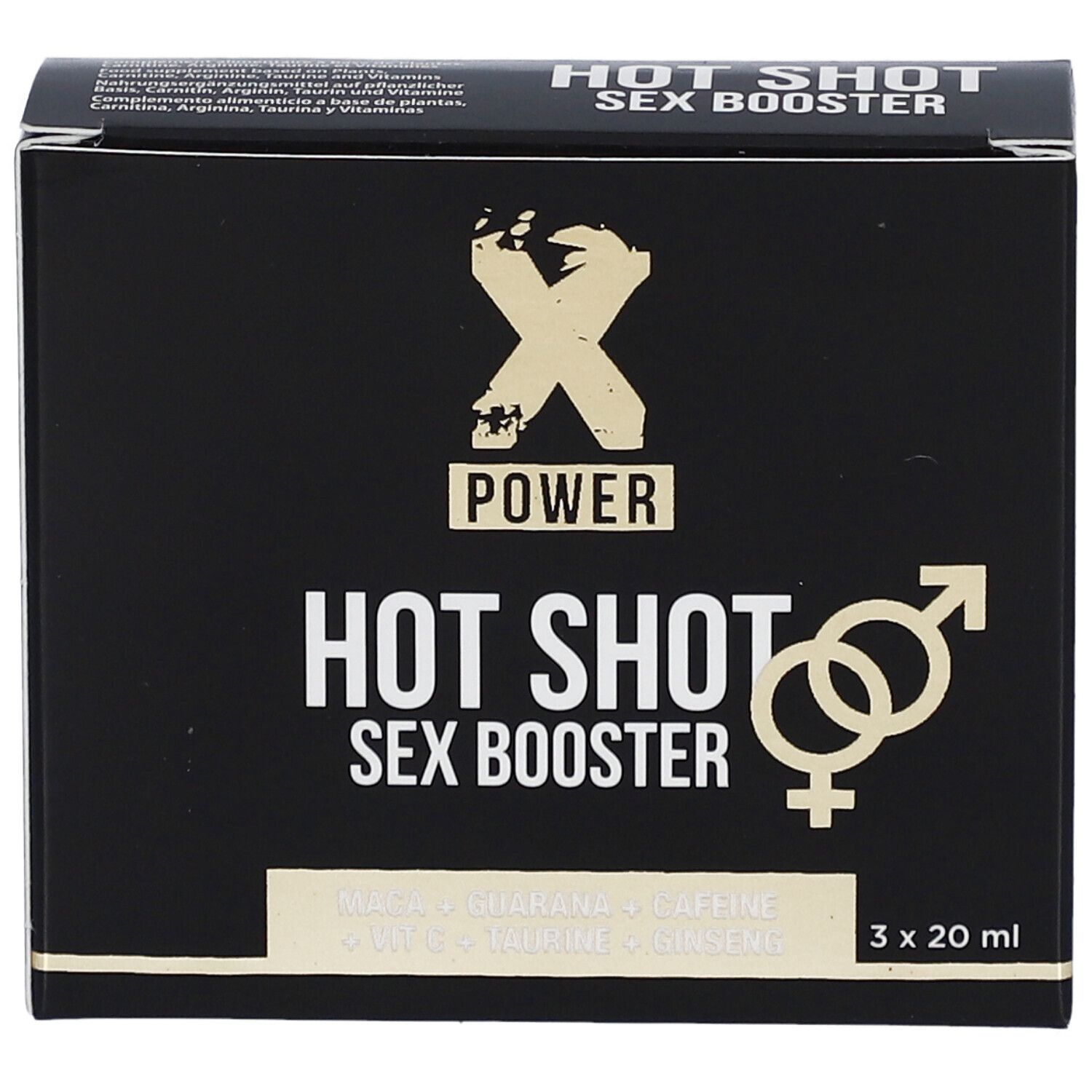 Aphrodisiakum "Hot Shot Sex Booster" | Geeignet für Männer und Frauen | XPOWER