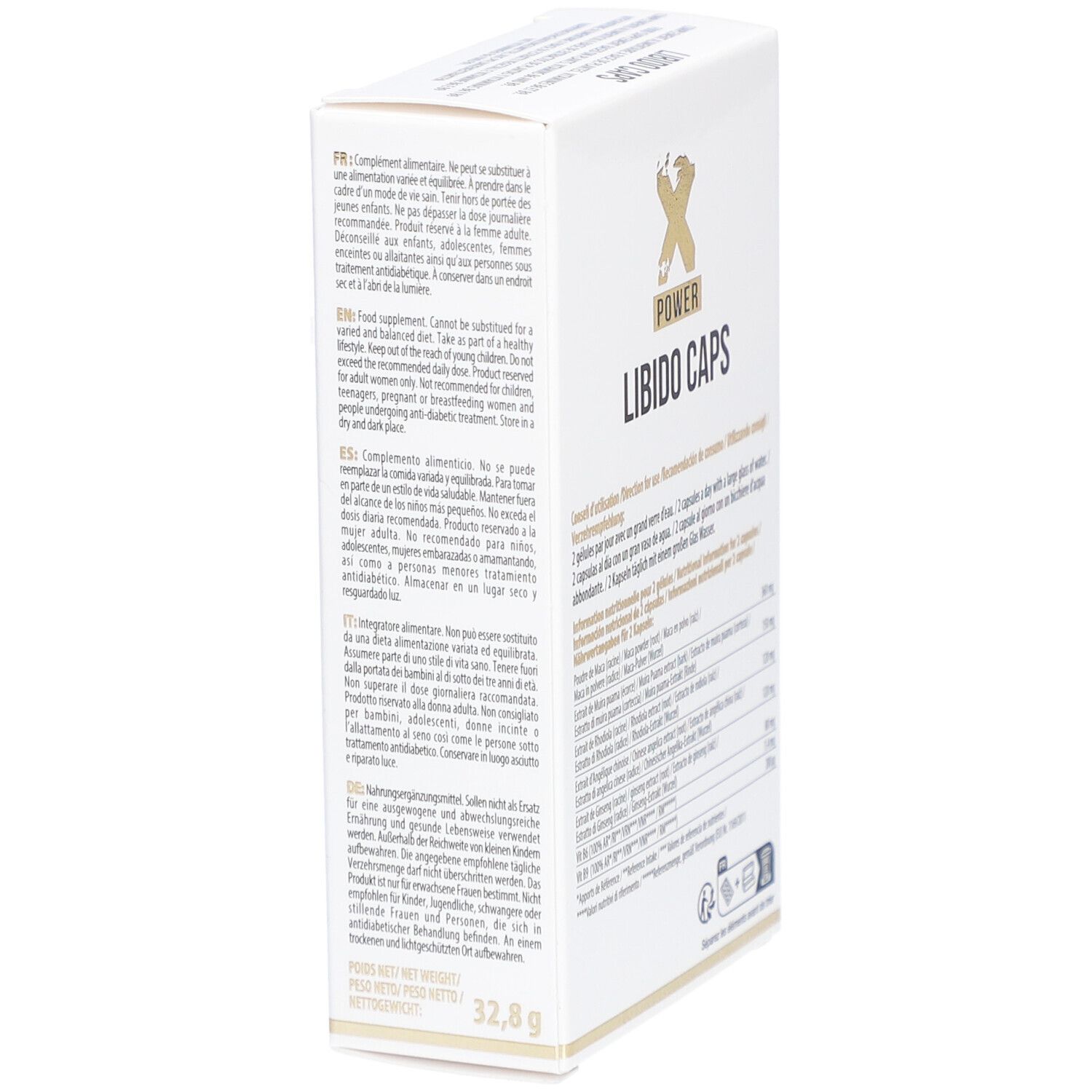 Natürliche Kapseln für höhere Libido für Frauen | stimulierend, mit Maca, Ginseng | XPOWER