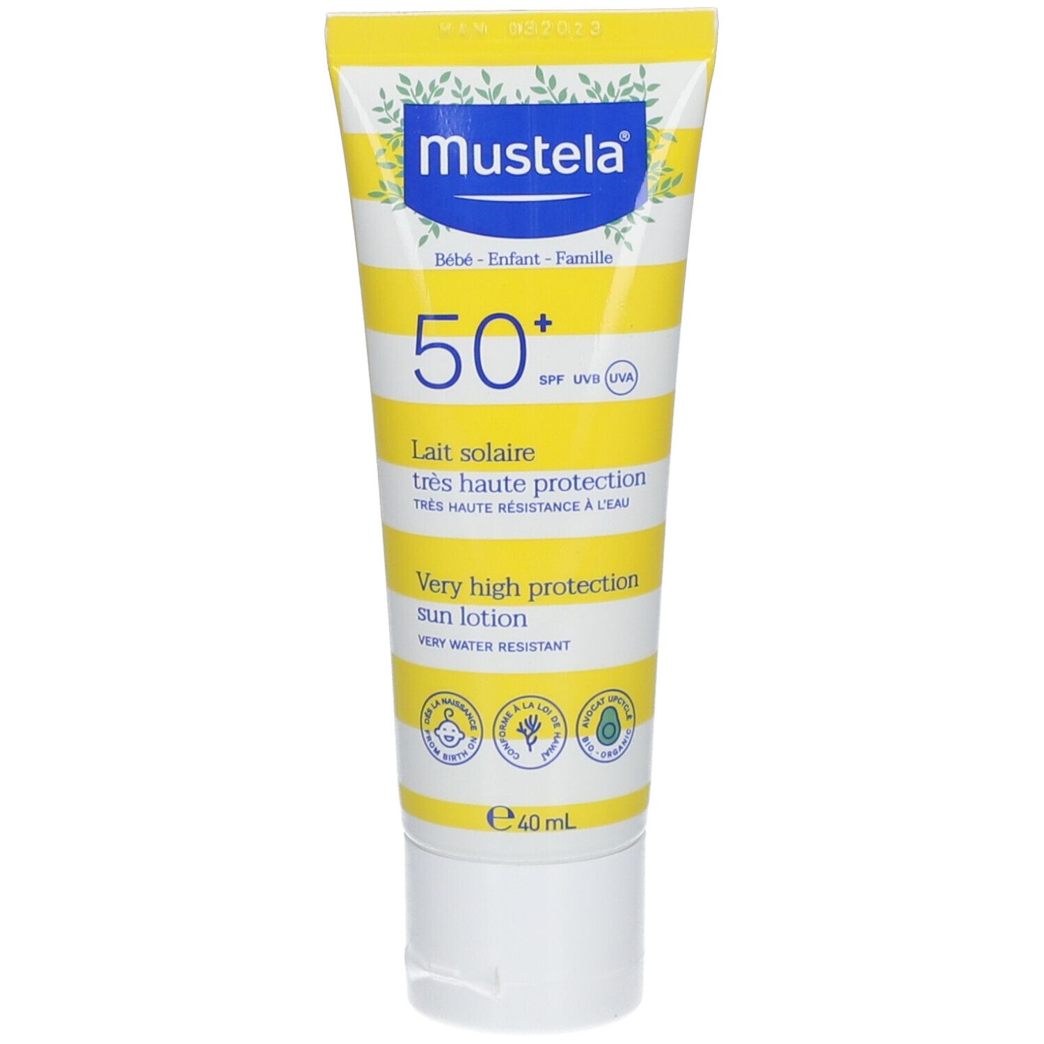 mustela® Lait Solaire Très Haute Protection SPF 50+
