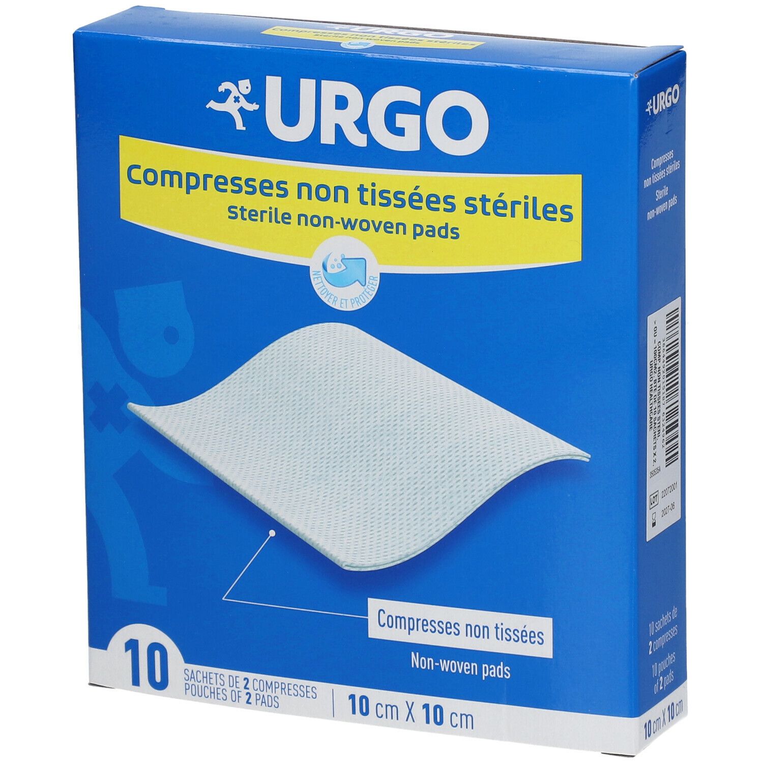 Urgo Compresses stériles Non-tissées 10 cm x 10 cm