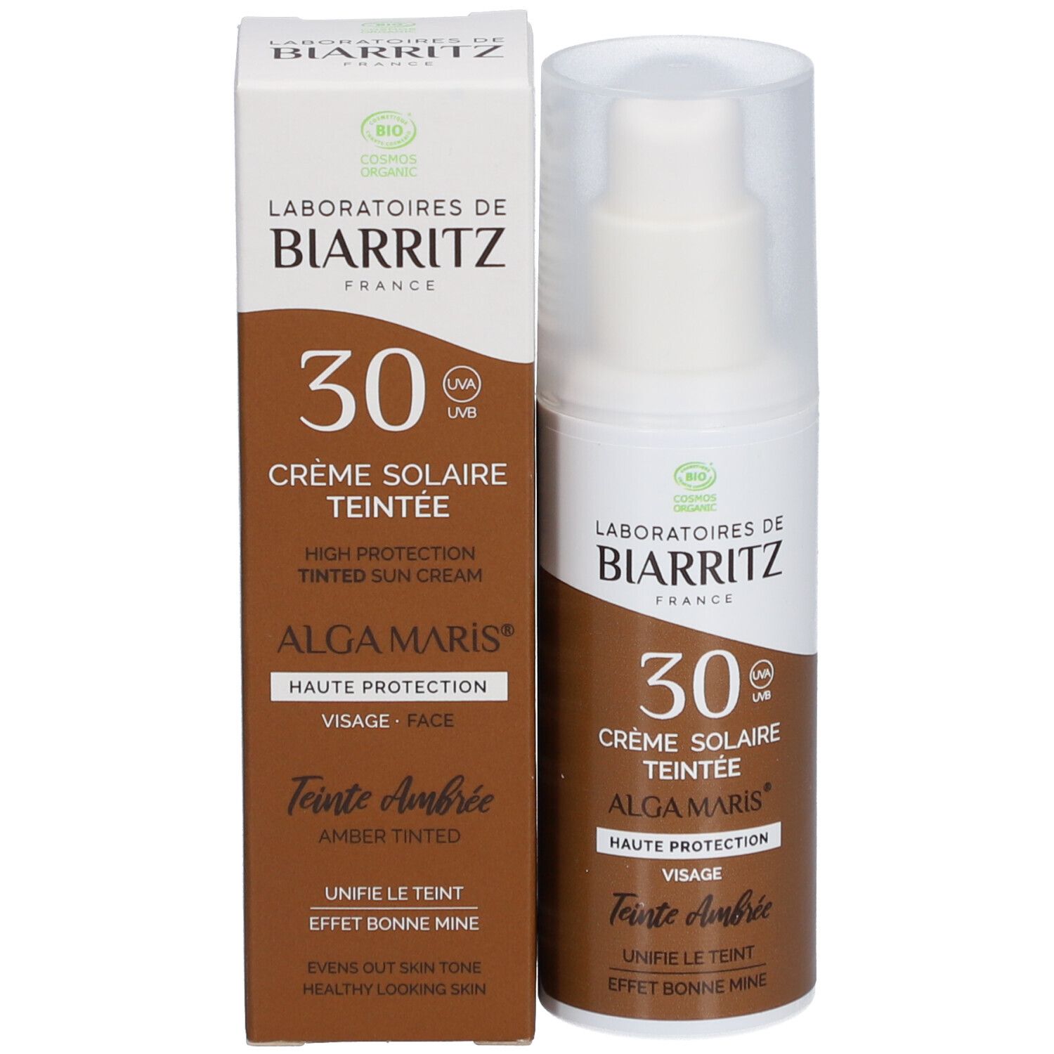 Laboratoires de Biarritz® Alga Maris Crème Solaire Teintée SPF 30