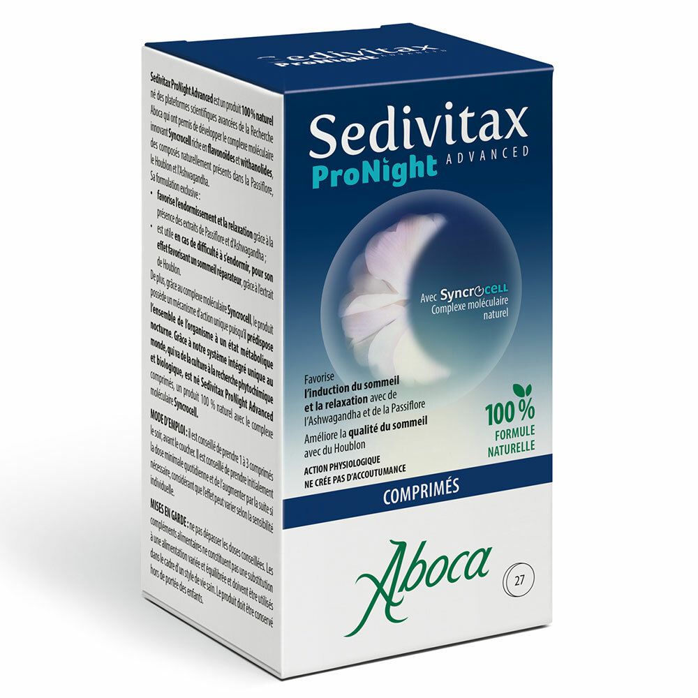 Aboca Sedivitax Pronight Advanced Comprimés