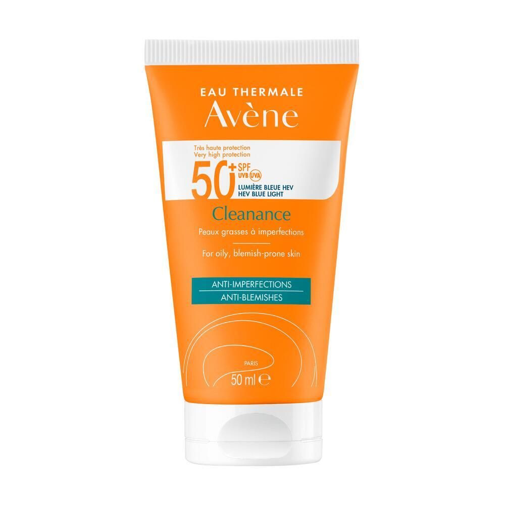 Avène Solaire - Cleanance Spf50+ UVB UVA Lumière Bleue HEV
