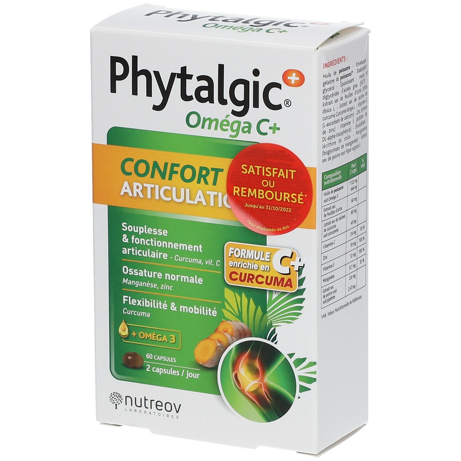 Nutreov Physcience Phytalgic® Oméga C+ Confort Articulations
