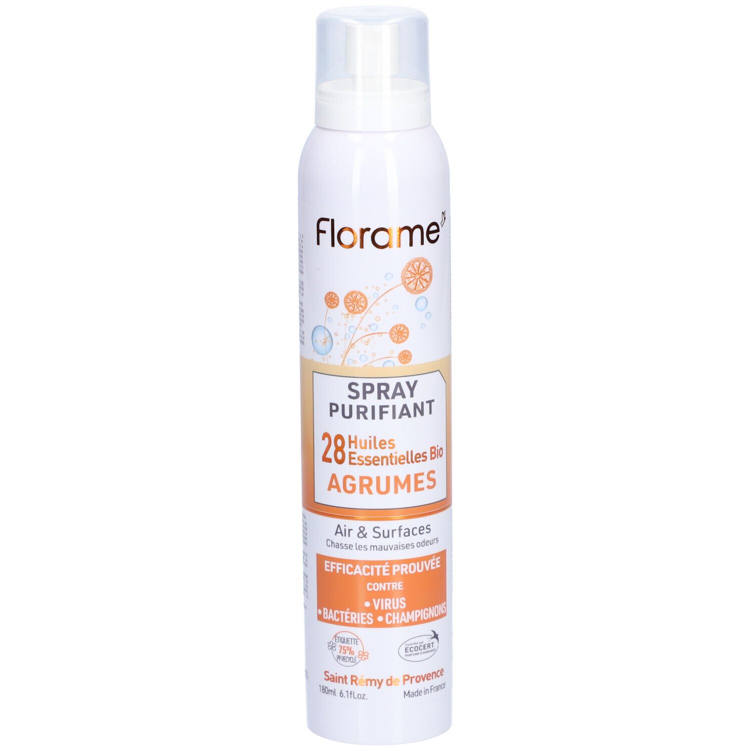 Florame Spray purifiant agrumes BIO 28 huiles essentielles