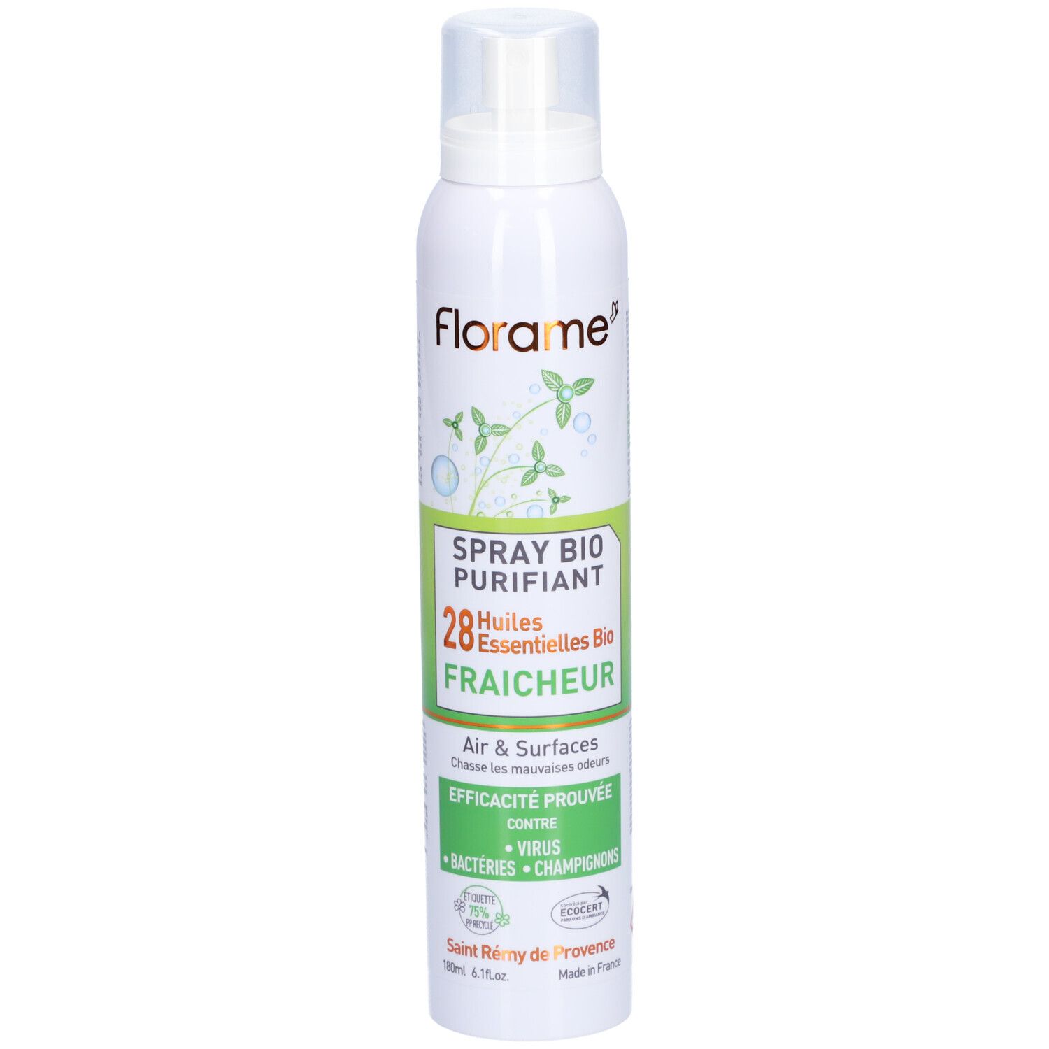 Florame Spray purifiant fraîcheur BIO 28 huiles essentielles