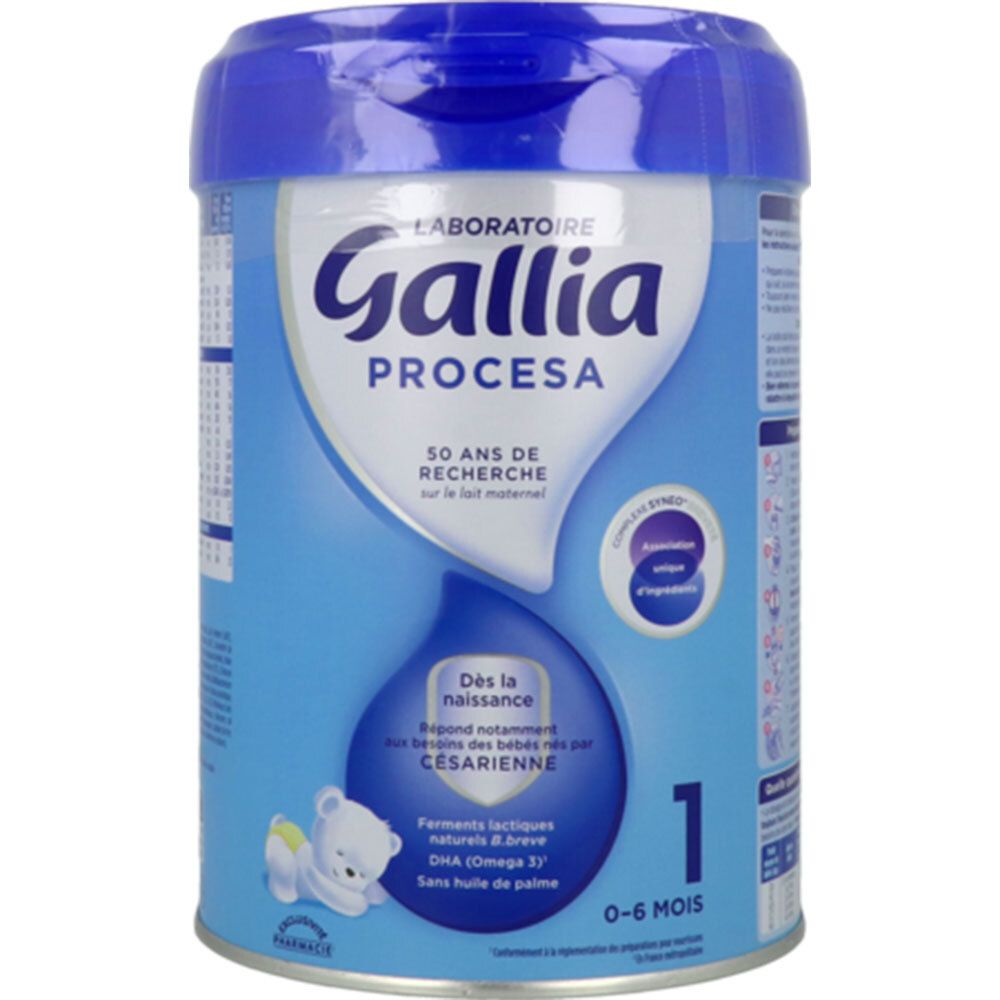 Gallia Procesa 1 Lait infantile 1er âge